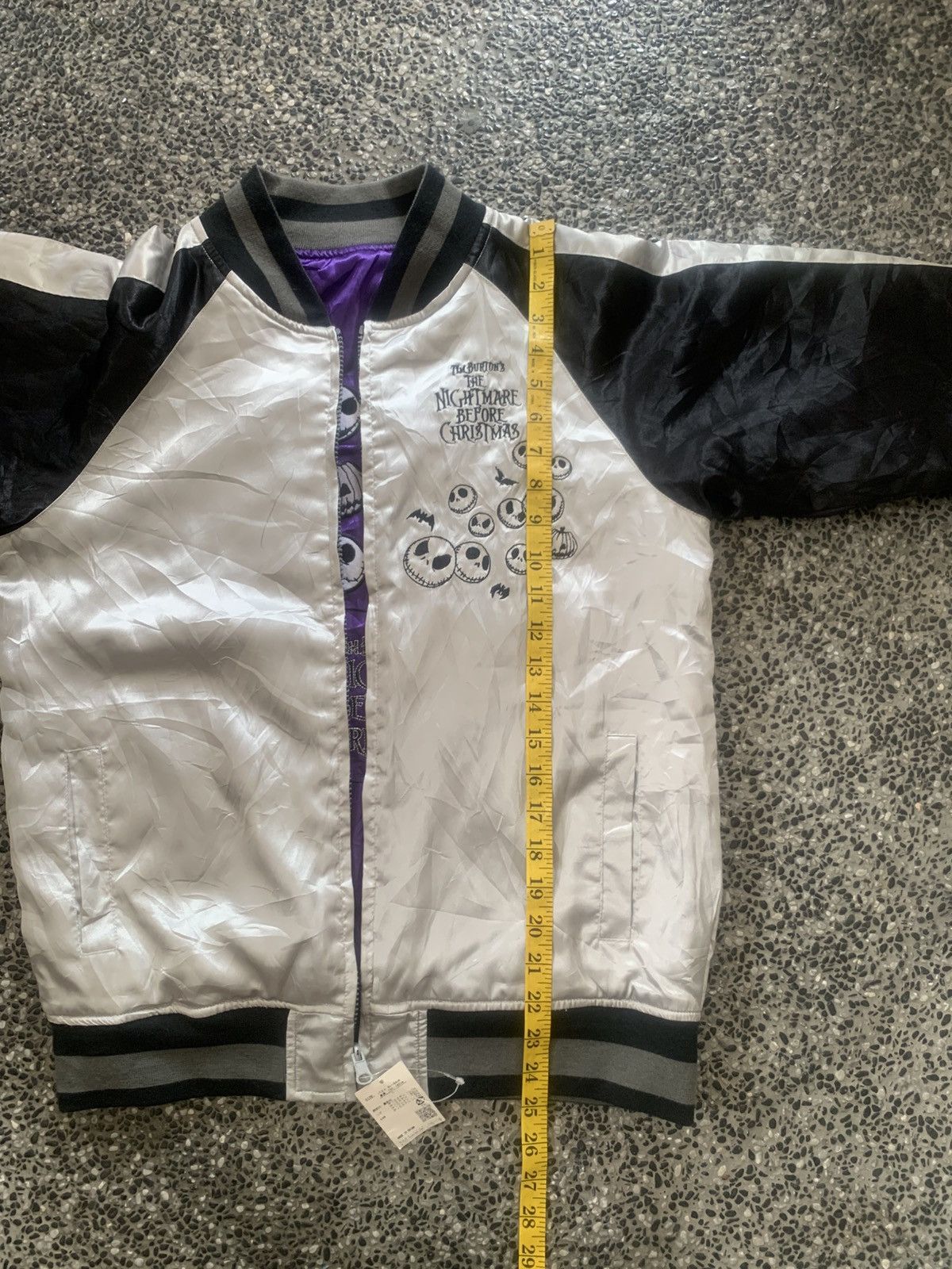 Disney Disney Tim Burtons Nightmare Riversible Sukajan Jacket Size US M / EU 48-50 / 2 - 12 Thumbnail