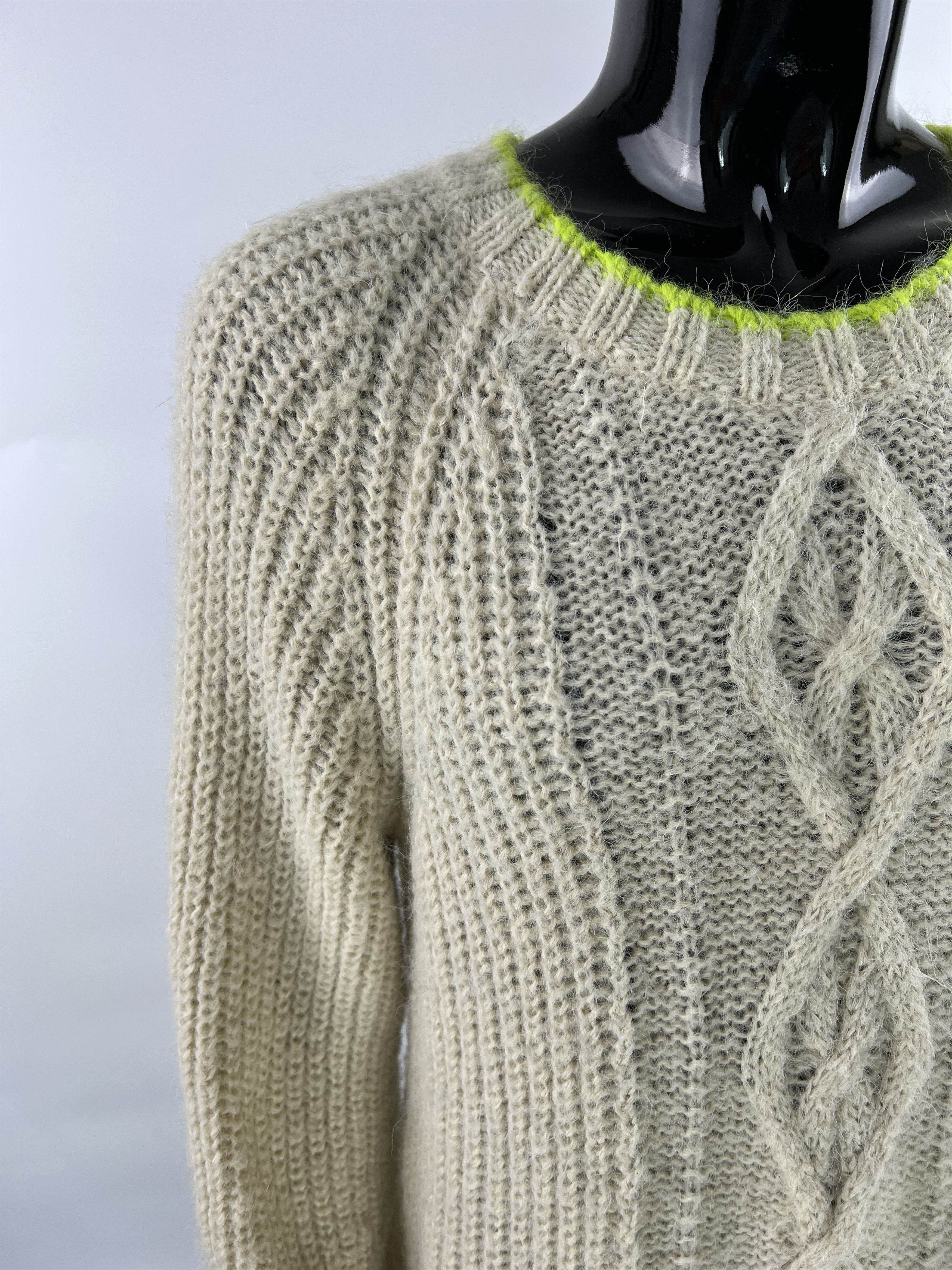 Levi's Levis Women's Ivory Ribbed Knit Sweater Size XS/S Oversized Size XS / US 0-2 / IT 36-38 - 3 Thumbnail