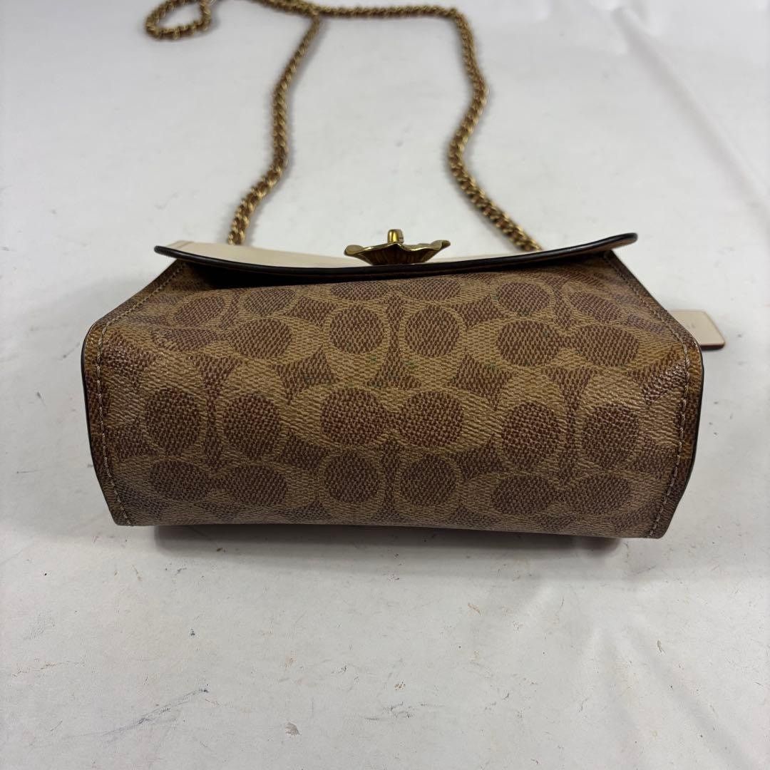 Coach Coach Parker 18 Colorblock Signature Canvas Chain Bag Size ONE SIZE - 11 Thumbnail