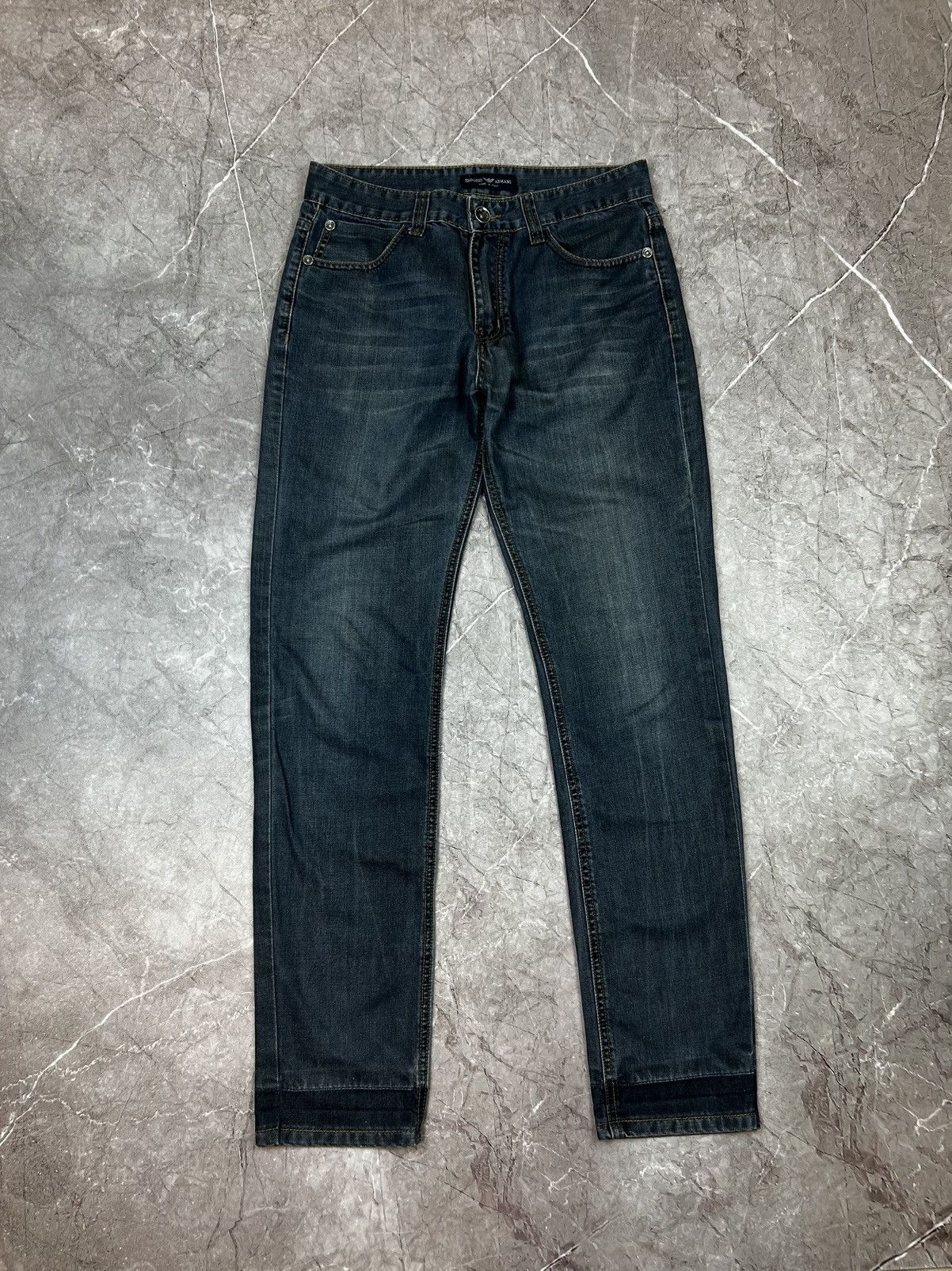 Armani Vintage Armani Jeans Big Logo Denim Pants size 32 Size US 32 / EU 48 - 2 Thumbnail
