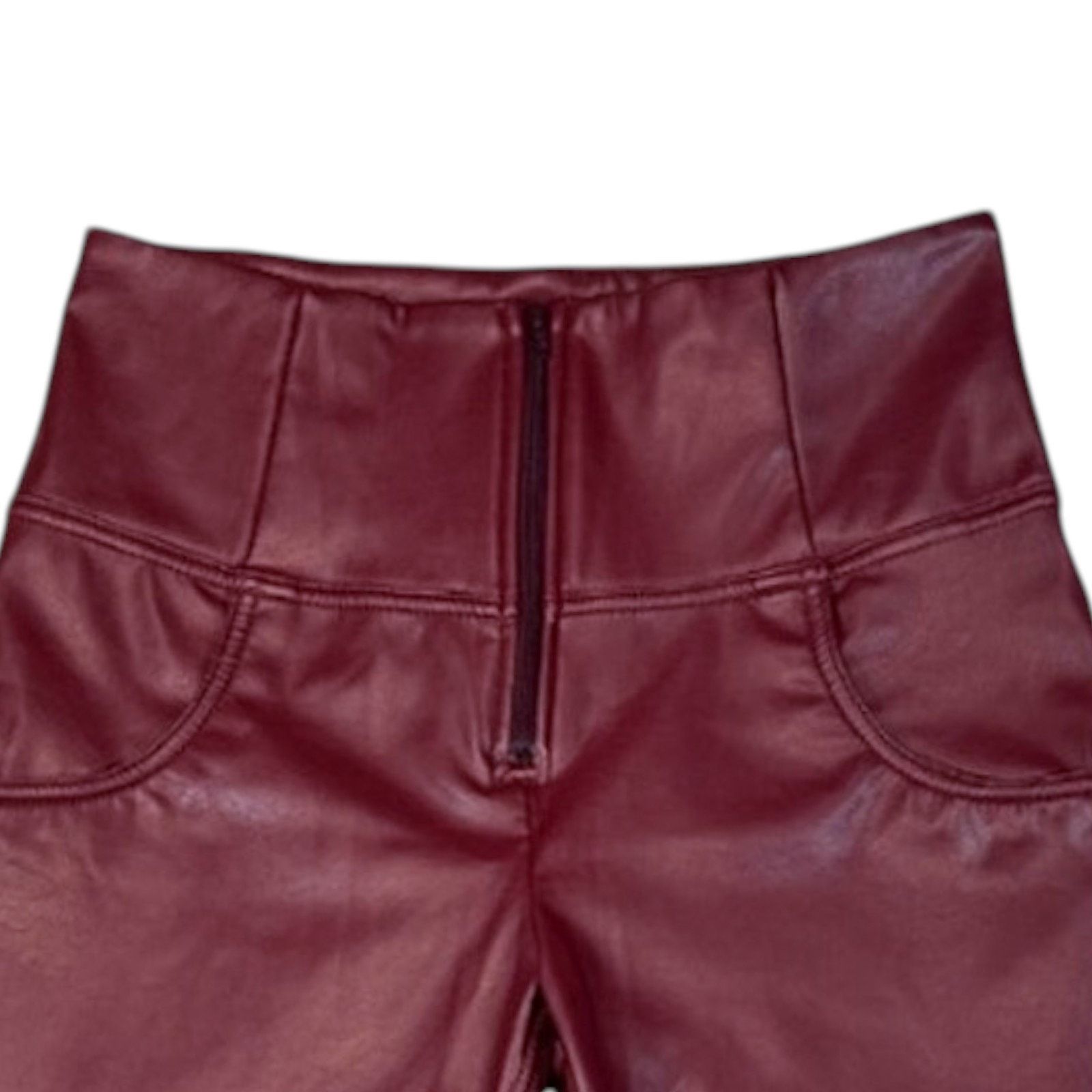 NBDN Nobrandedon Best Yoga Store Red Pants | Size 4 Size 27" / US 4 / IT 40 - 3 Thumbnail