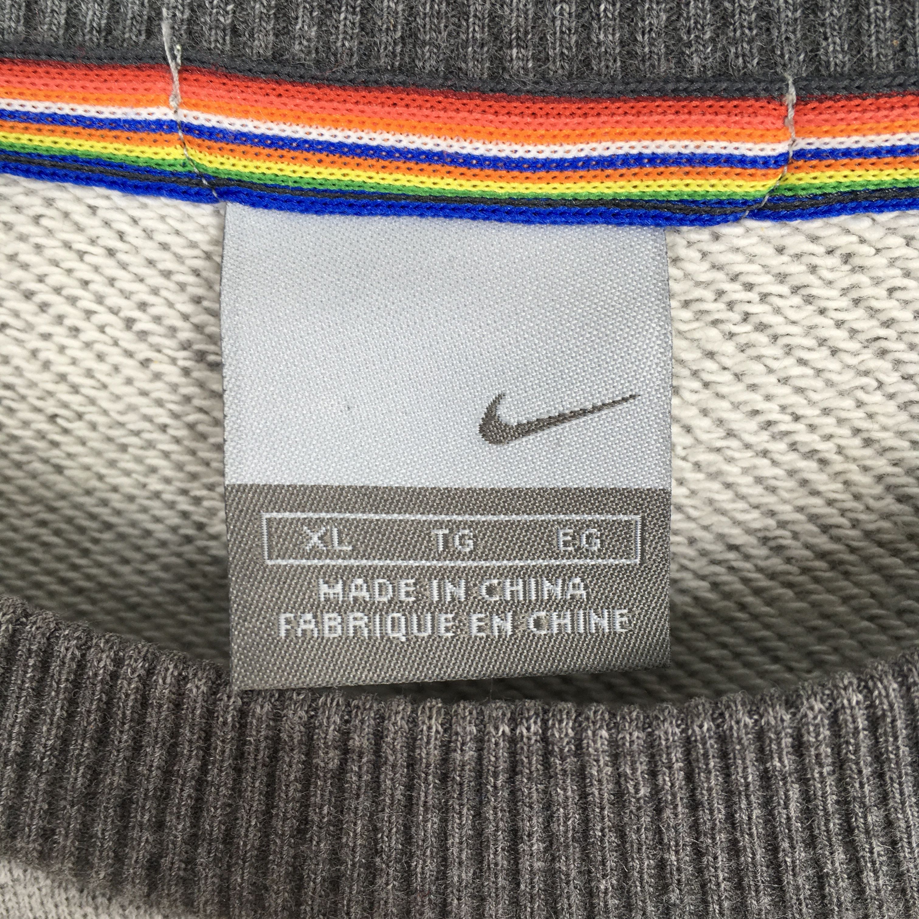 Nike × Sports Specialties Vintage Nike Swoosh Gray Sweatshirt Medium Size US M / EU 48-50 / 2 - 4 Thumbnail
