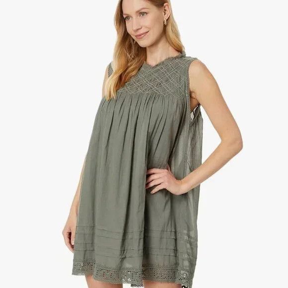 Free People Free People Shea Solid Mini Dress Size S / US 4 / IT 40 - 8 Thumbnail