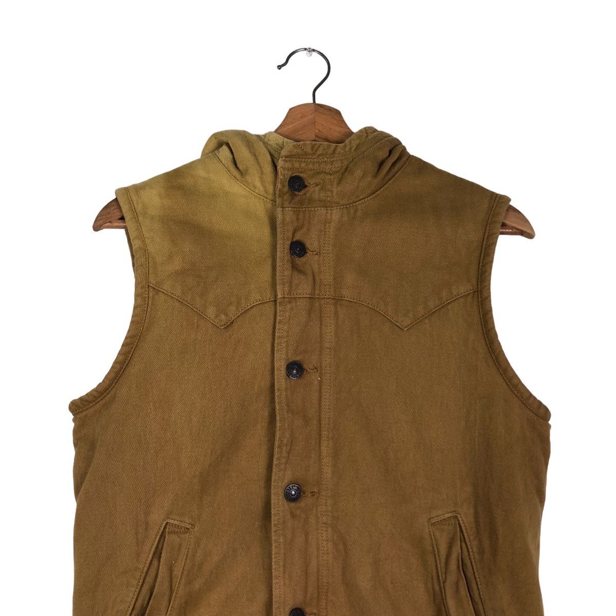 Japanese Brand 📌VINTAGE BIKER VEST QUILTED HUNTING UES MFG. CO. Size US M / EU 48-50 / 2 - 3 Thumbnail