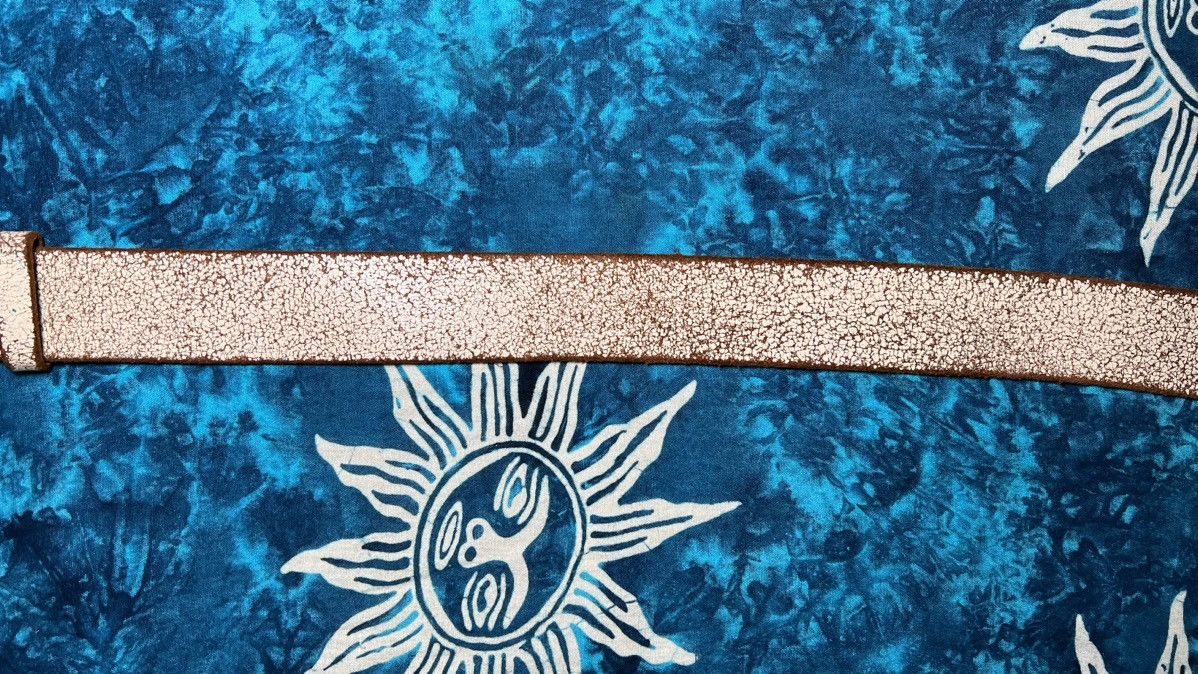 Vintage Vintage Avant Garde Vintage Leather Star belt Y2K Size 30 - 6 Thumbnail