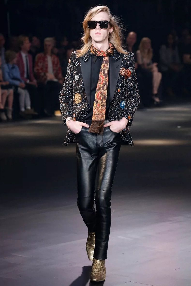 Saint Laurent Paris Saint Laurent size 37 16 FW mulberry silk Darth Vader shir Size US M / EU 48-50 / 2 - 5 Thumbnail