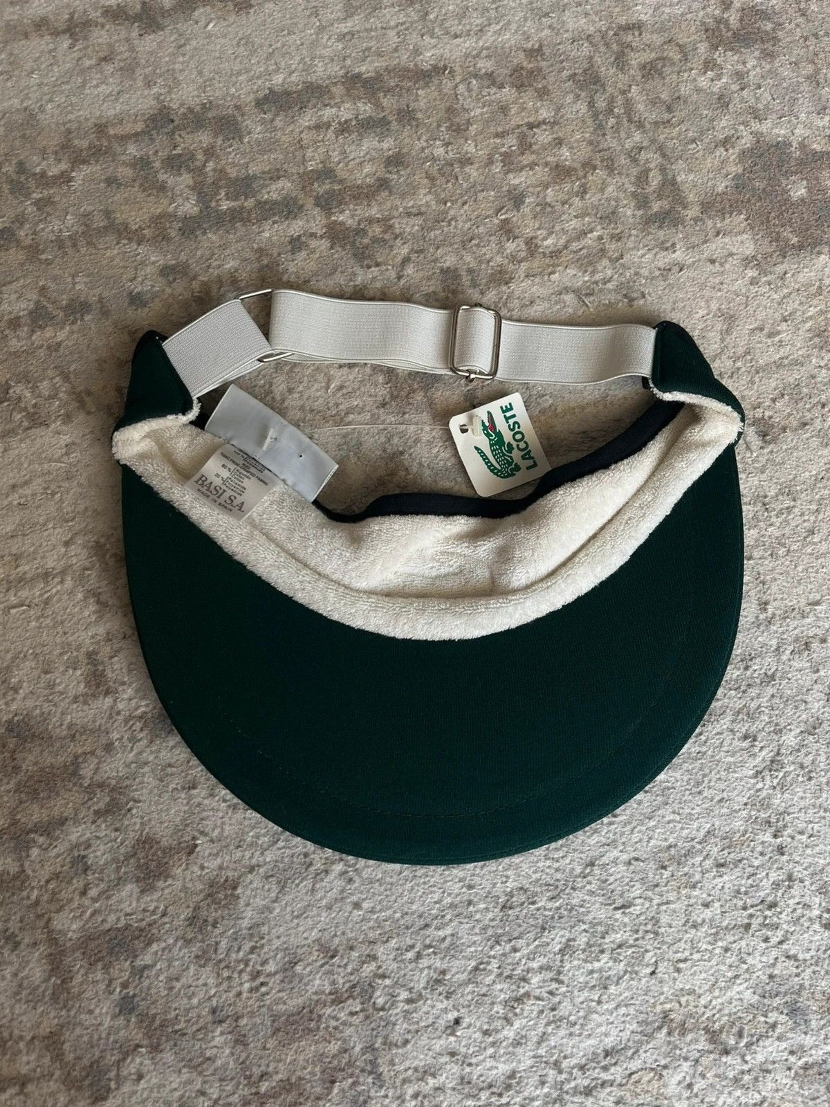 Lacoste Lacoste Chemise Made in Spain Visor Deadstock 90s One Size Size ONE SIZE - 11 Thumbnail