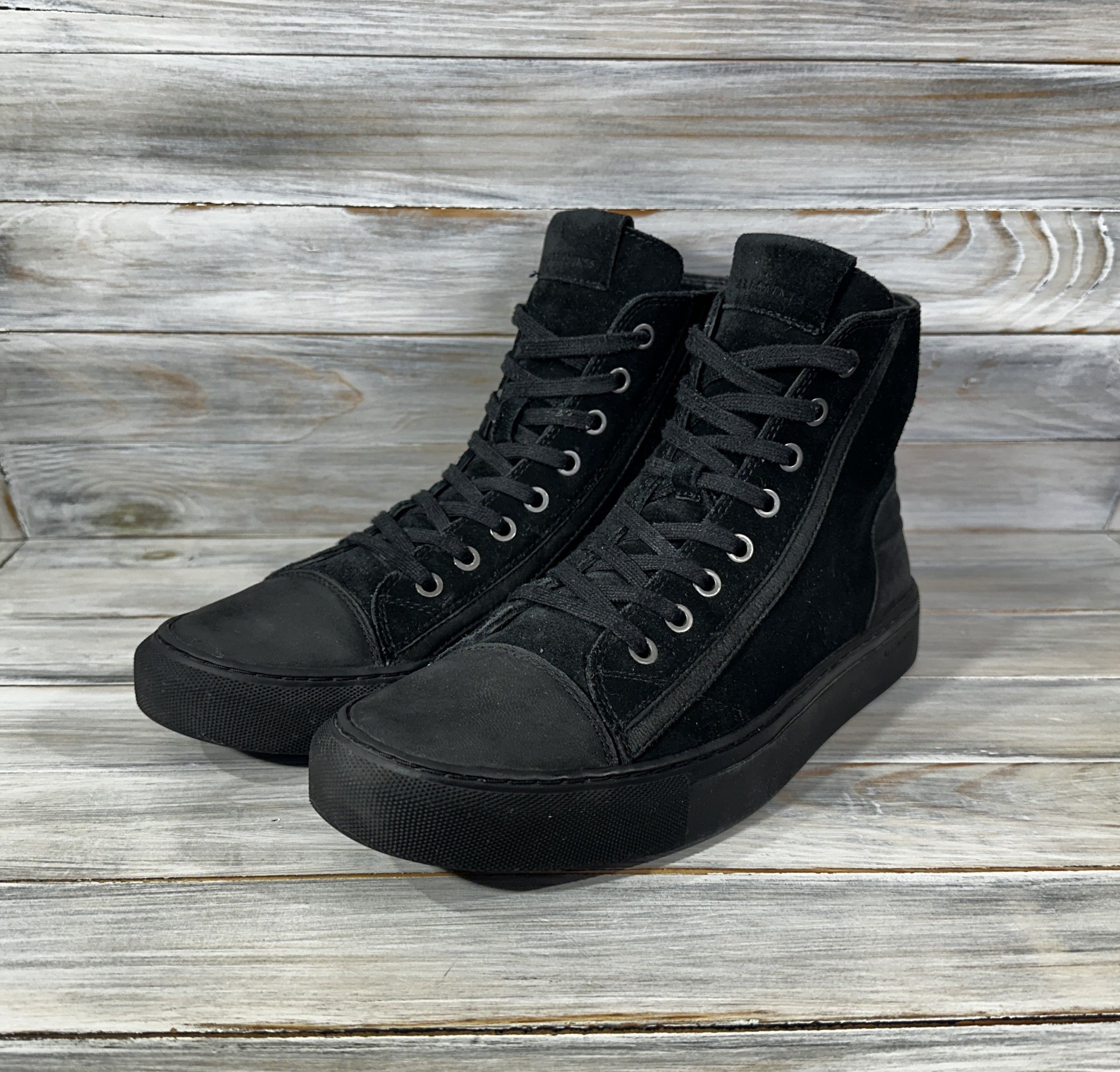 Allsaints ALL SAINTS Suede Hi Top Sneakers Casual Shoes Luxury Brand Size US 8 / EU 41 - 19 Thumbnail