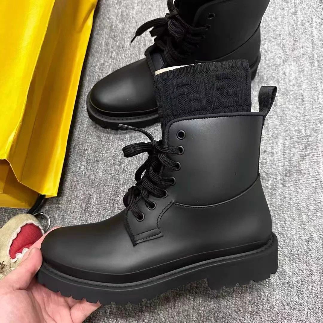 Fendi Fendi high-top monogram boots 37 New with box Size US 6 / IT 36 - 2 Thumbnail