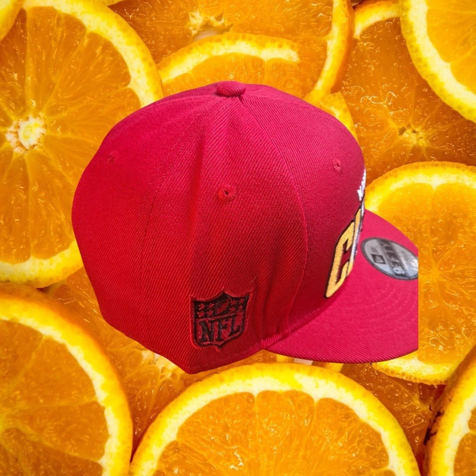 New Era Kansas City Chiefs New Era 9FIFTY NFL Hat Cap Snapback Red Size ONE SIZE - 6 Thumbnail