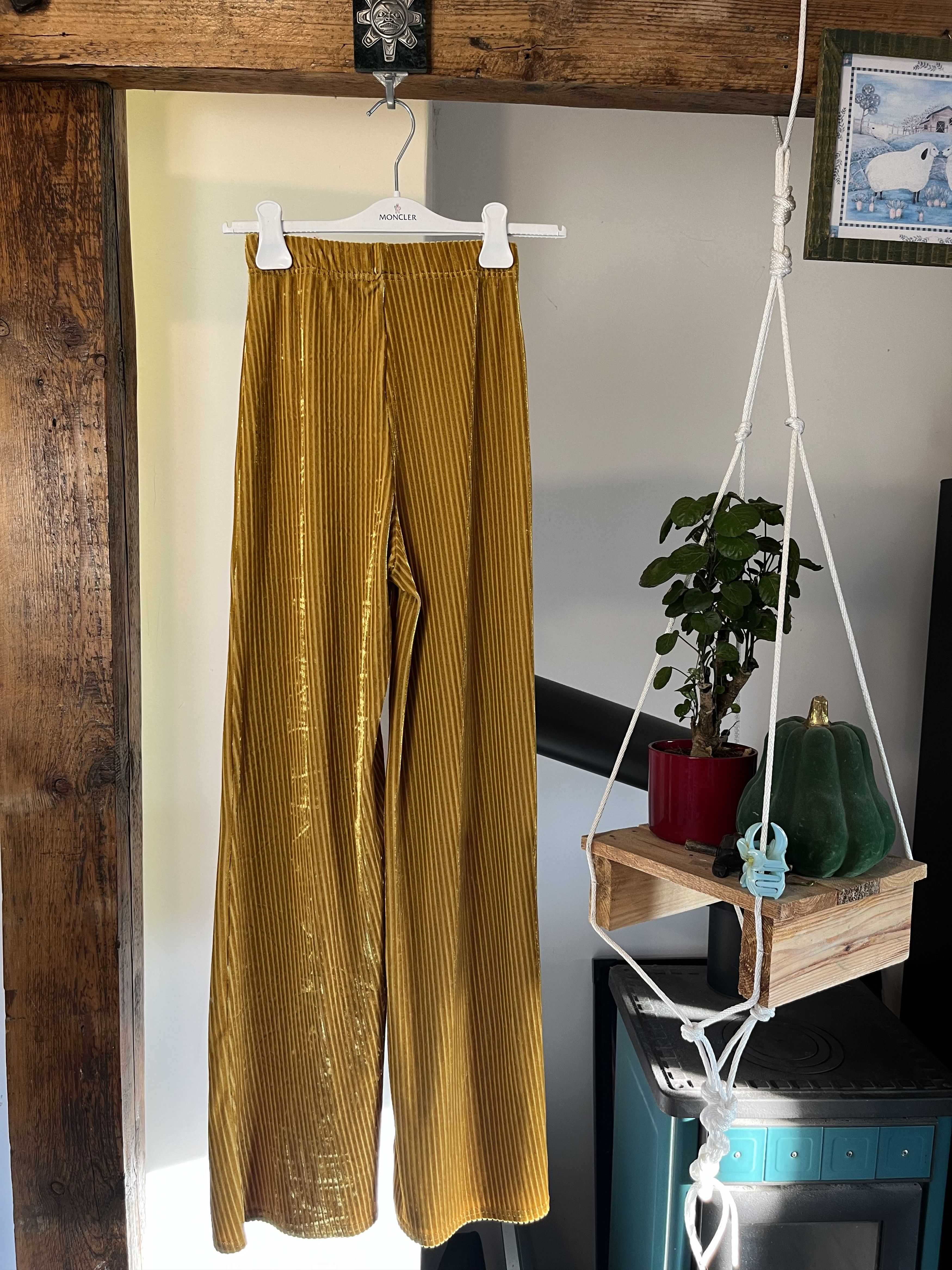 Japanese Brand × Vintage Vintage 80s Funky Disco Flared Issey Miyake Pleated Style Size US 28 / EU 44 - 3 Thumbnail