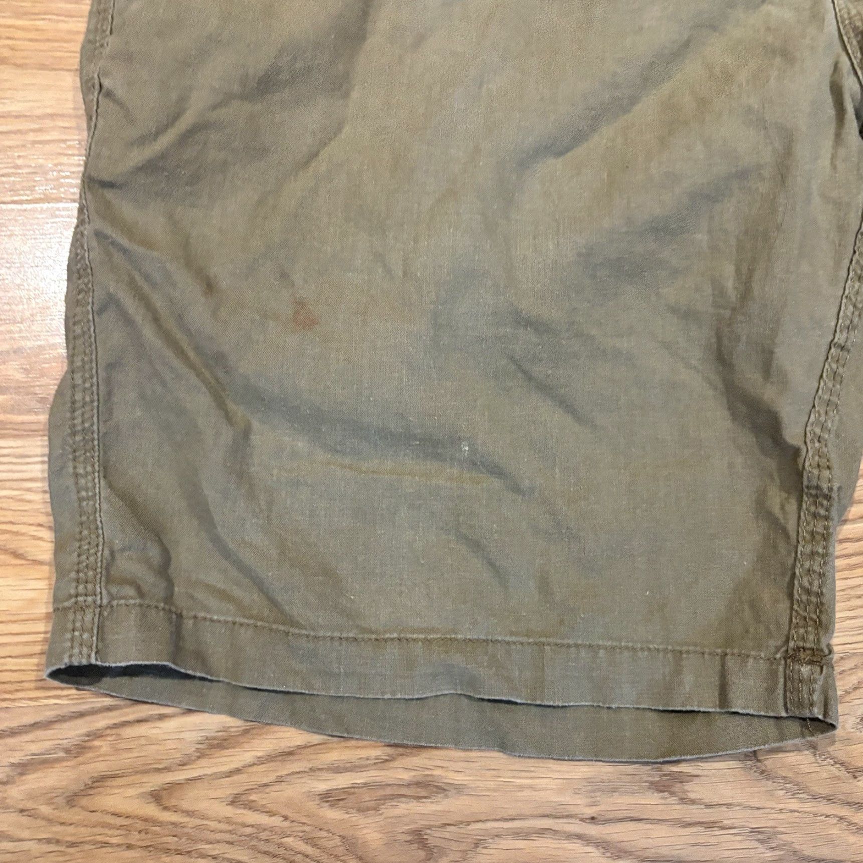 KAVU Kavu Shorts Men’s XL Khaki Tan Cotton Hemp Drawstring Button Size US 36 / EU 52 - 3 Thumbnail
