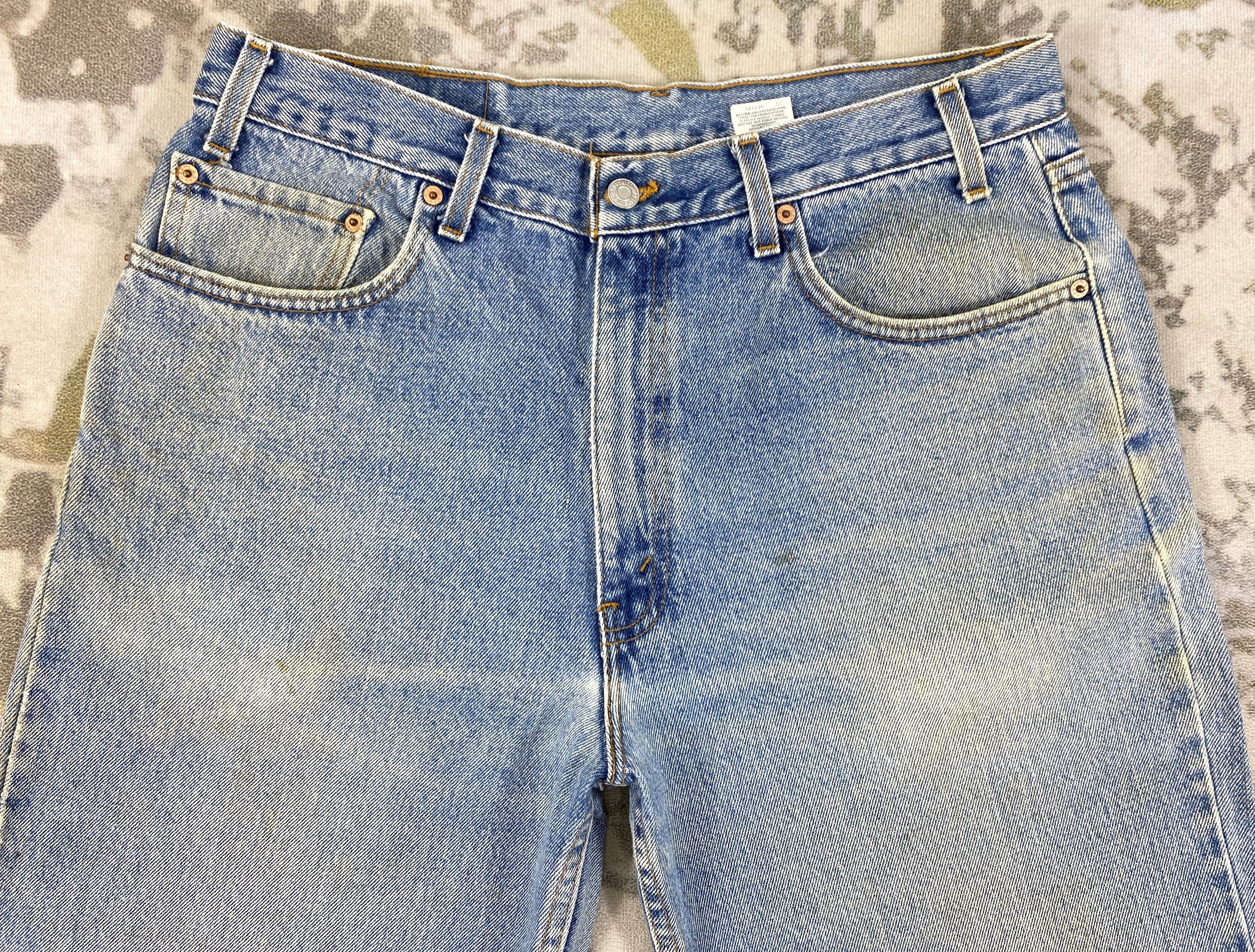 Japanese Brand 90's Mid Blue Vintage Levi's 550 USA 34x30 Denim -JN1915 Size US 34 / EU 50 - 3 Thumbnail
