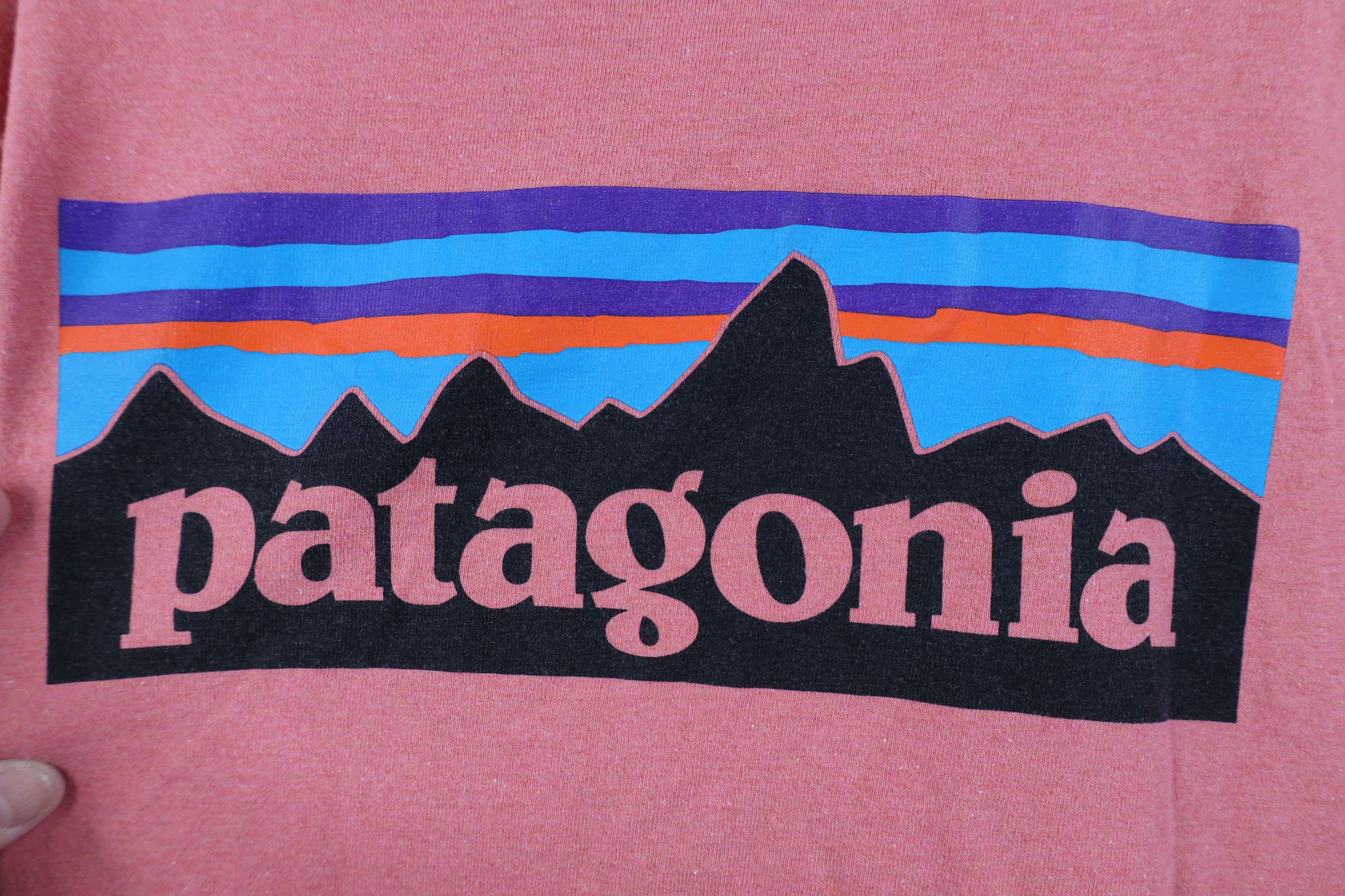Patagonia Y2K Patagonia Spell Mountain Logo Long Sleeve T-Shirt Pink Size US S / EU 44-46 / 1 - 9 Thumbnail