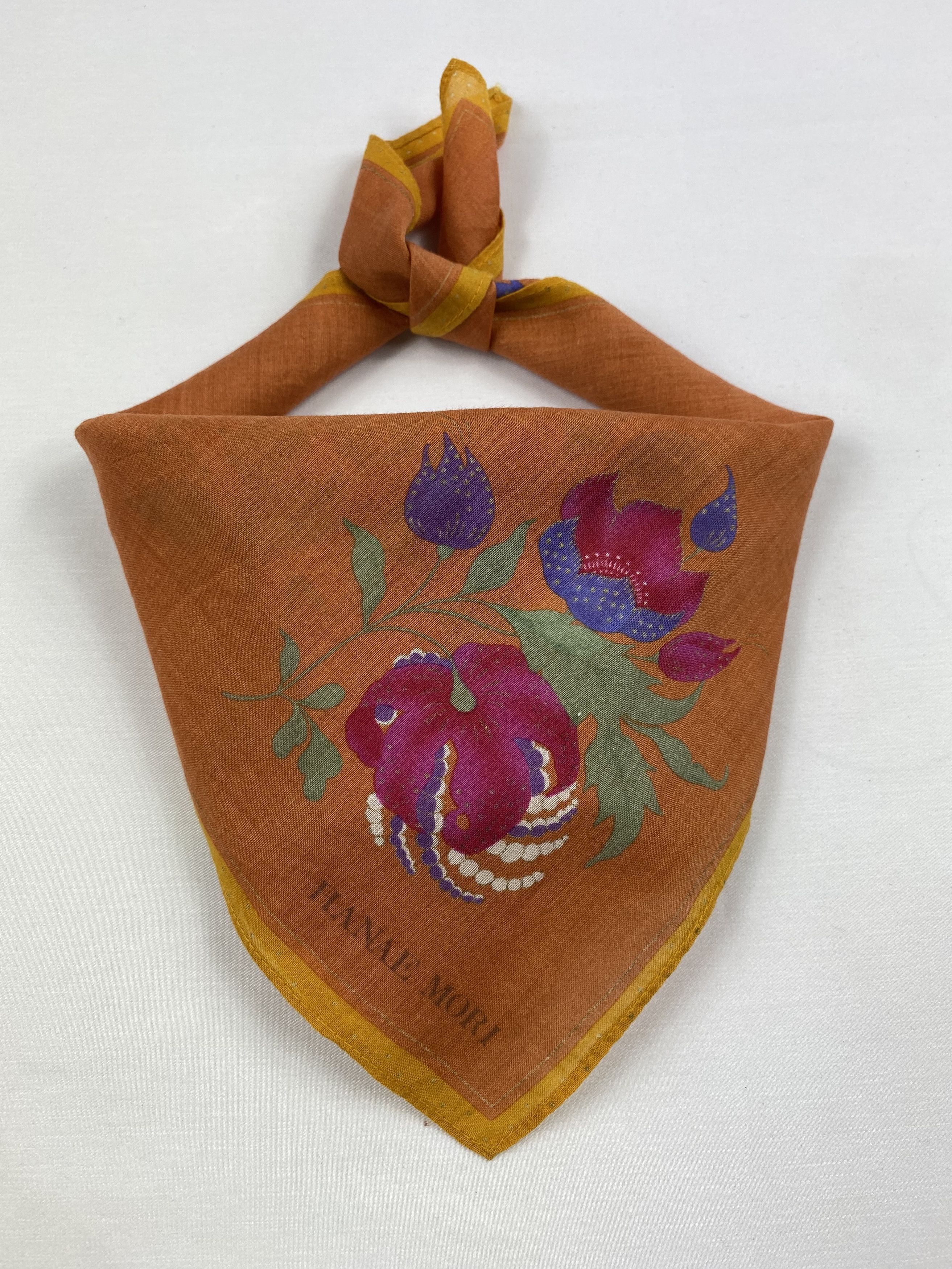 Hanae Mori × Japanese Brand × Vintage Hanae Mori Handkerchief / Bandana / Neckerchief Size ONE SIZE - 1 Thumbnail