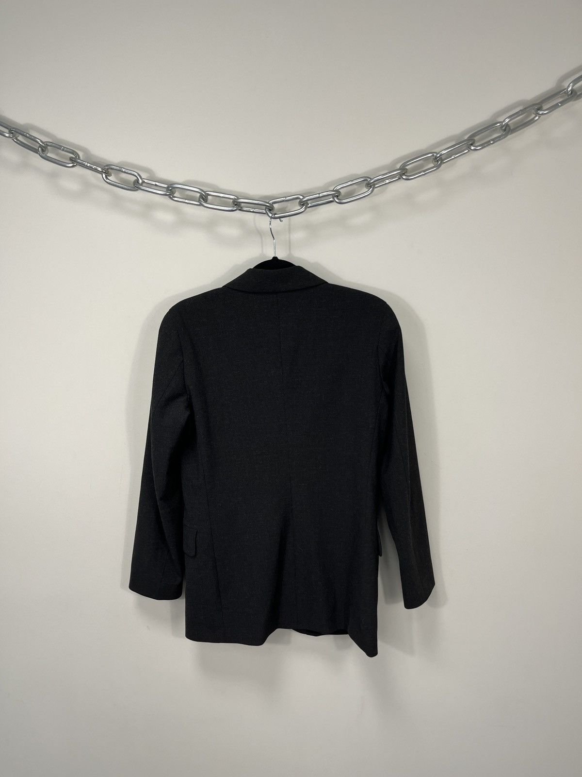 Fendi Fendissime Luxury Grey Viscose Fendi Blazer Jacket Size M / US 6-8 / IT 42-44 - 12 Thumbnail
