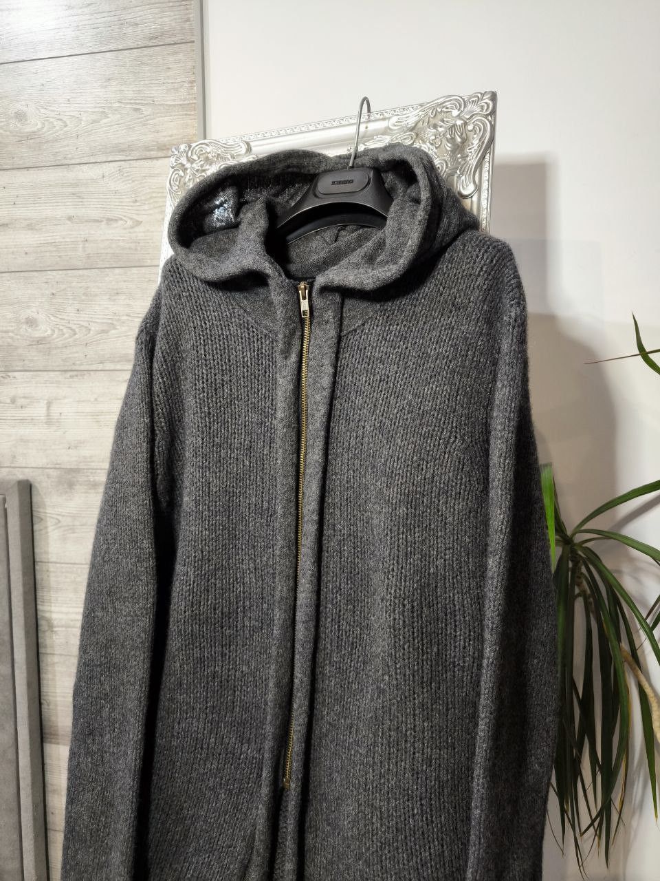 SYNGMAN CUCALA SYNGMAN CUCALA MENS ZIPPED HOODIE WOOL SWEATSHIRT JACKET Size US M / EU 48-50 / 2 - 2 Thumbnail