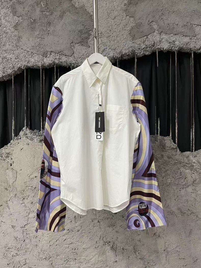 Raf Simons RAF SIMONS size 36 Patchwork shirt 2506-Nextarrow Size US M / EU 48-50 / 2 - 1 Thumbnail