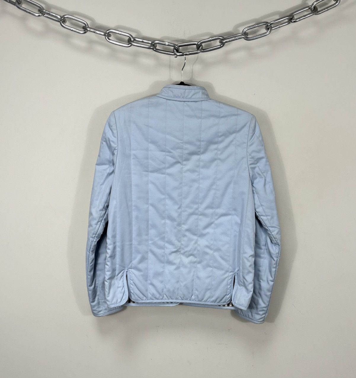Aquascutum Aquascutum Women’s Light Blue Quilted Jacket Size S / US 4 / IT 40 - 3 Thumbnail