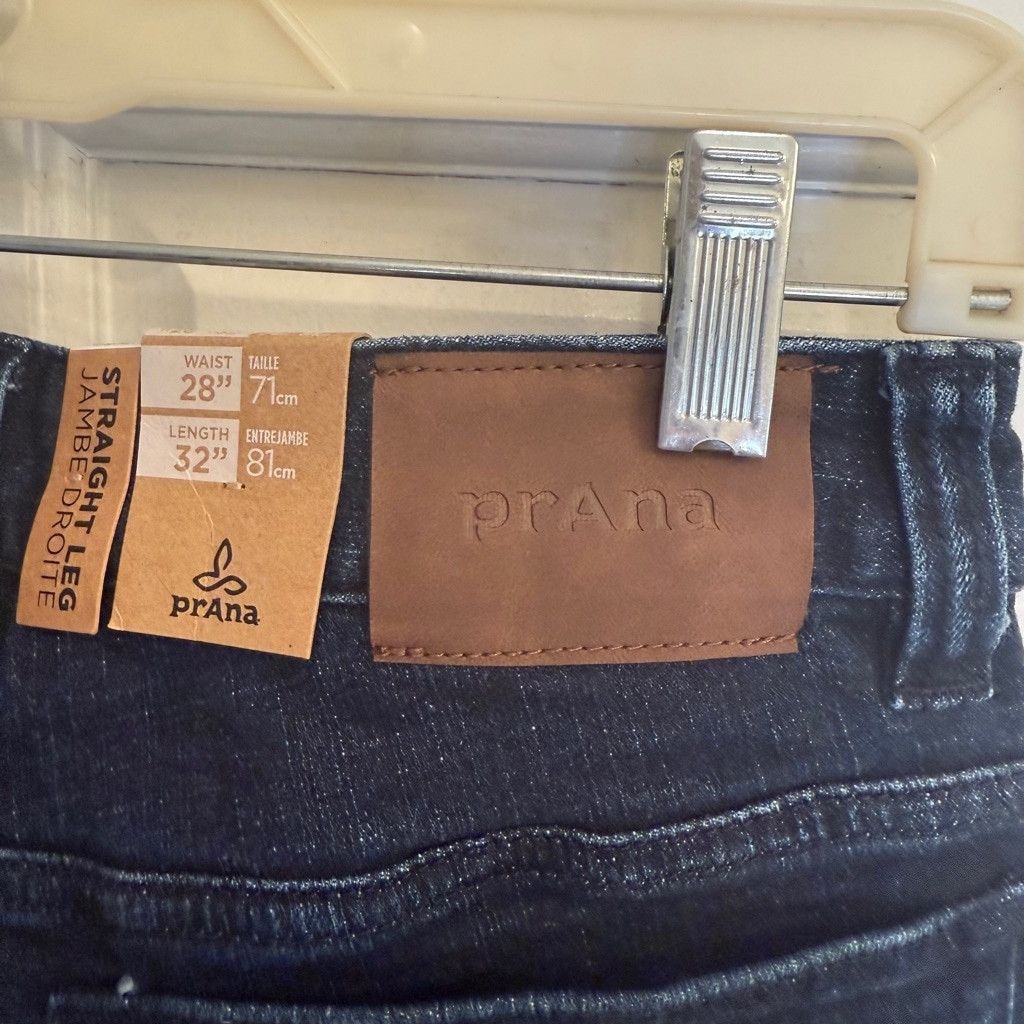 Prana Men's Prana Jeans, 28x32, Dark Wash Blue Size US 28 / EU 44 - 6 Thumbnail