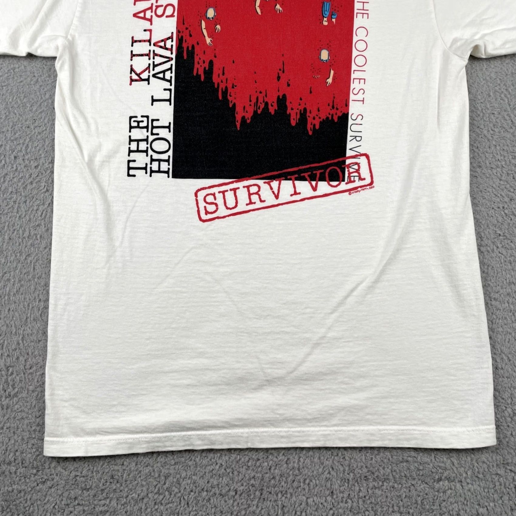 Vintage VINTAGE Crazy Shirts T-Shirt White L Men's USA 90s Hawaiian Beach Art Short Sleeve Crew Neck Cotton Size US L / EU 52-54 / 3 - 5 Thumbnail