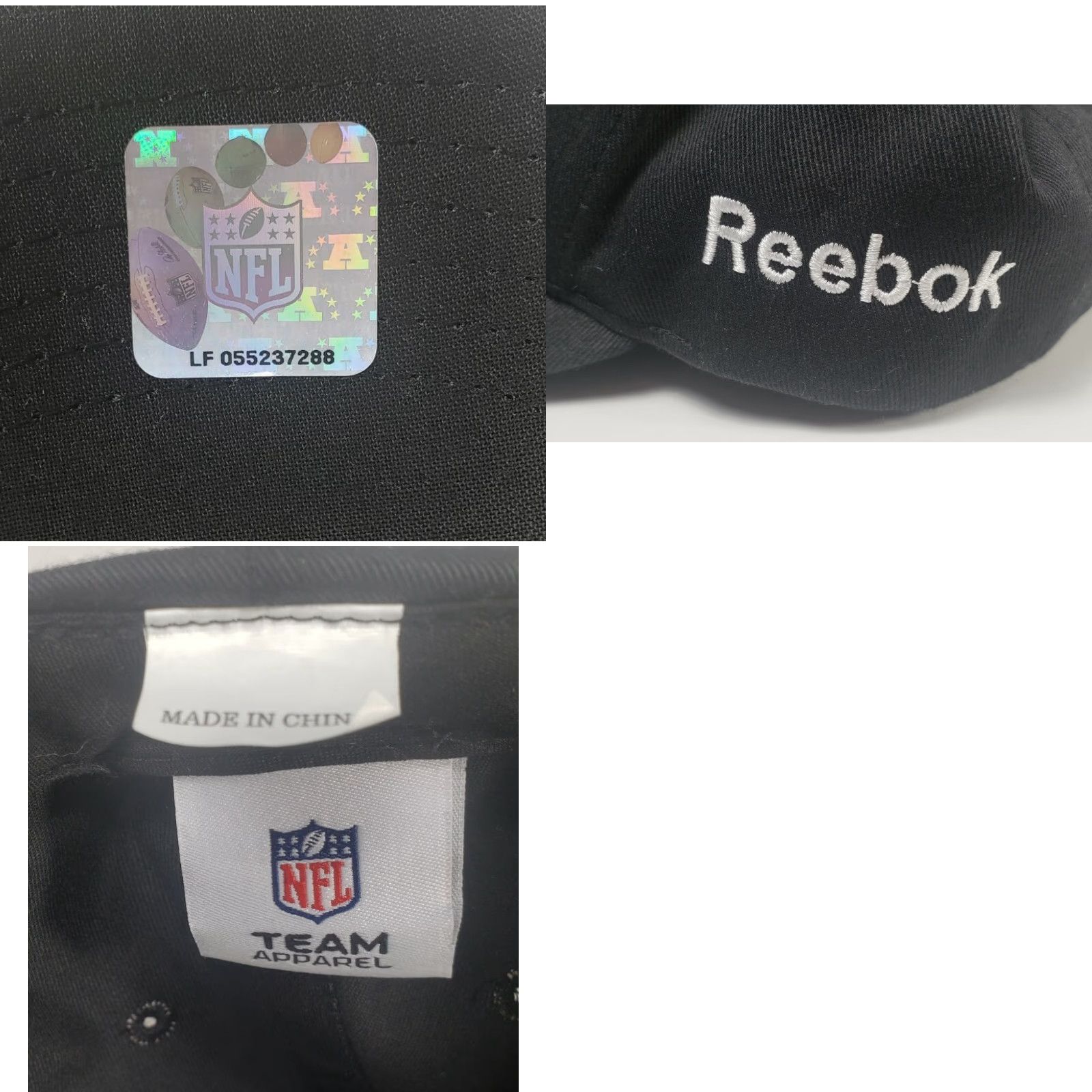 NFL NFL Black Green Bay Packers Baseball Cap Hat Reebok Cap Size ONE SIZE - 8 Thumbnail