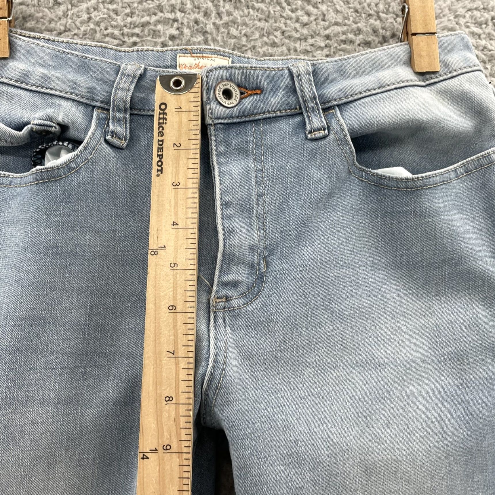 Weatherproof Weatherproof Vintage Flannel-Lined Jeans Women 31x27.5 Blue Straight Outdoor Size 24" / US 00 / IT 34 - 7 Thumbnail