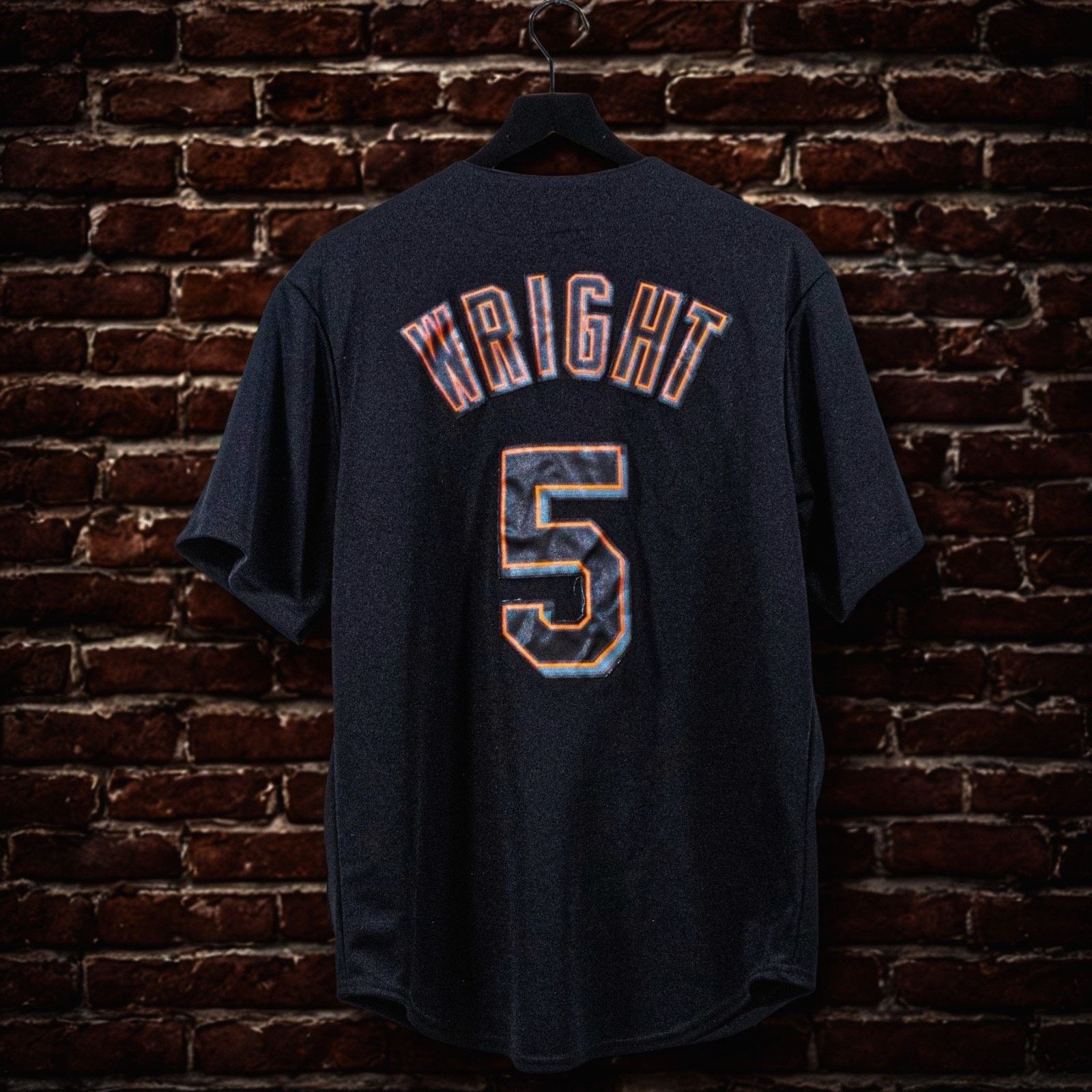 Majestic New York Mets David Wright #5 Majestic Black Alt Jersey Sz M Size US M / EU 48-50 / 2 - 9 Thumbnail