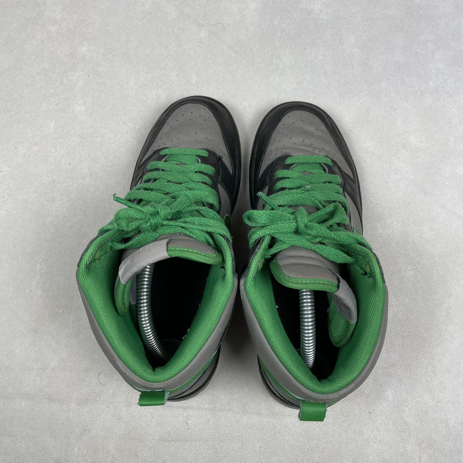 Nike × Vintage Nike ID Dunk High 432973-991 Men's Green Leather Shoes 7.5 Size US 7.5 / EU 40-41 - 4 Thumbnail