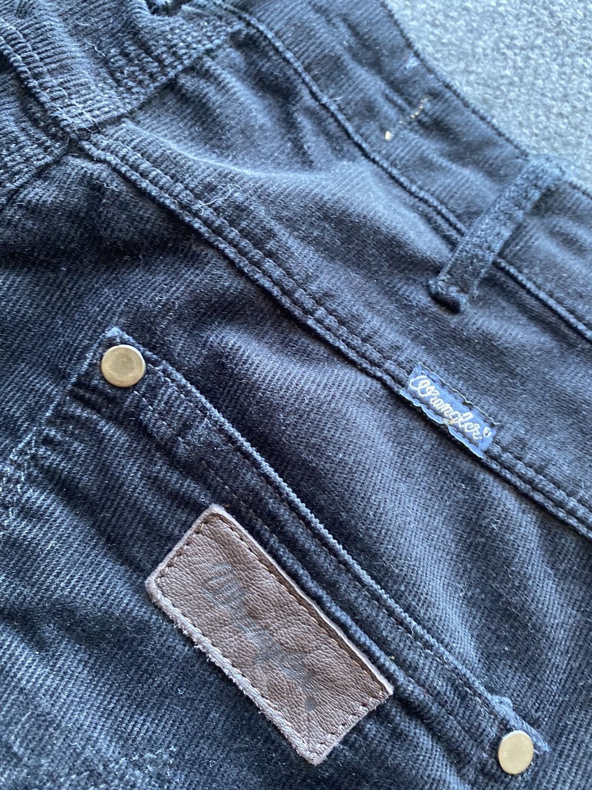 Wrangler 🔥Cowboy Western Vntg Wrangler Flared Corduroy Jeans 26 women Size 26" / US 2 / IT 38 - 13 Thumbnail