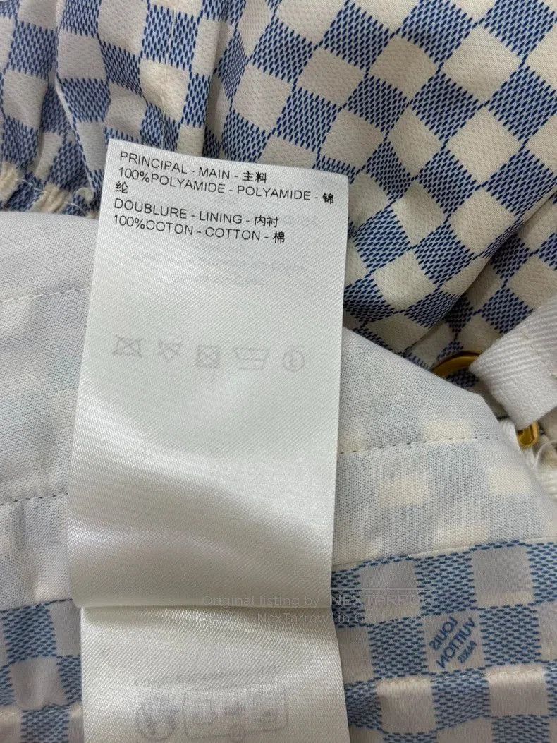 Louis Vuitton Louis Vuitton Blue White Check Shorts. Size US 34 / EU 50 - 5 Thumbnail