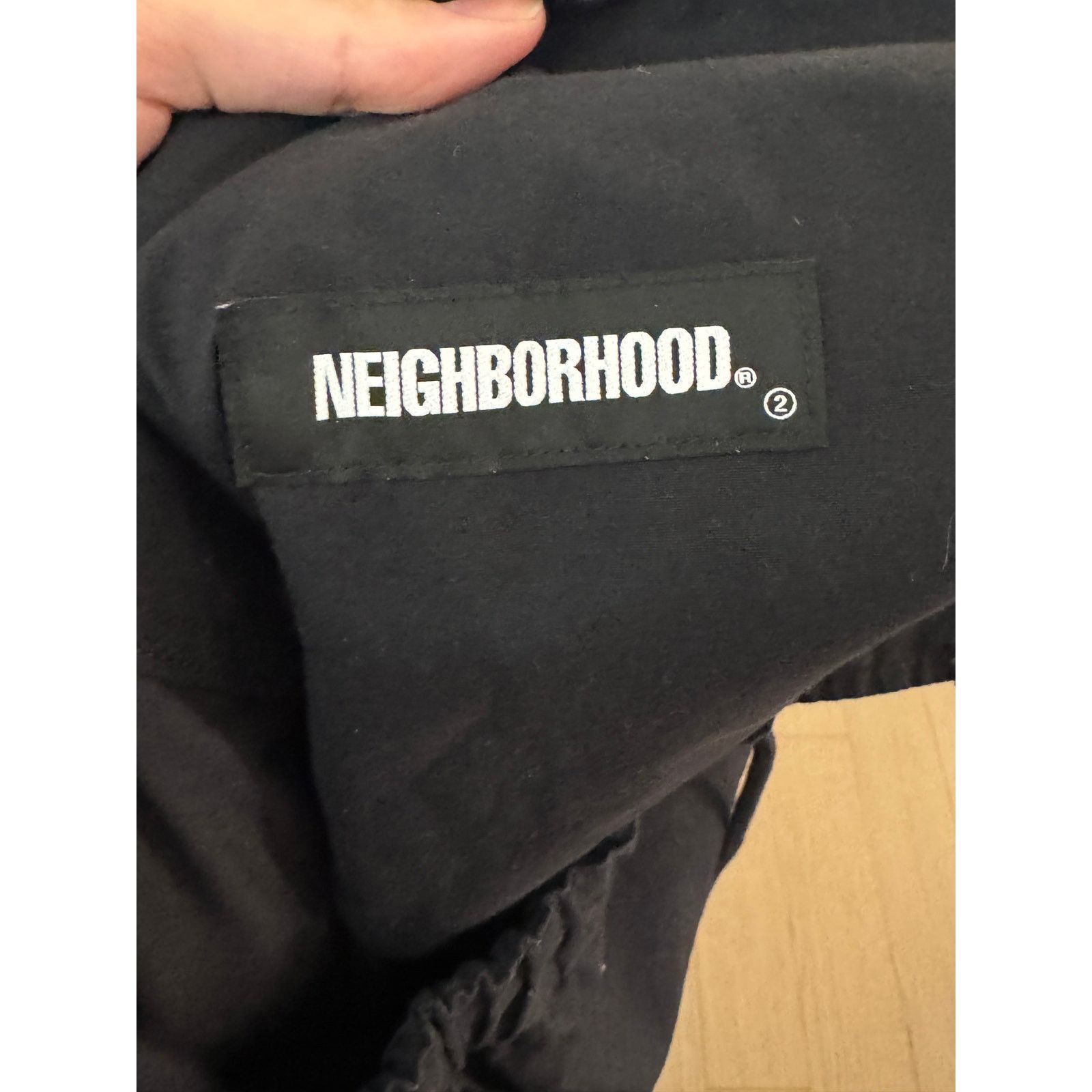 Neighborhood NEIGHBORHOOD Wide Cargo C-PT Pants – Black – Size S Size US 30 / EU 46 - 6 Thumbnail