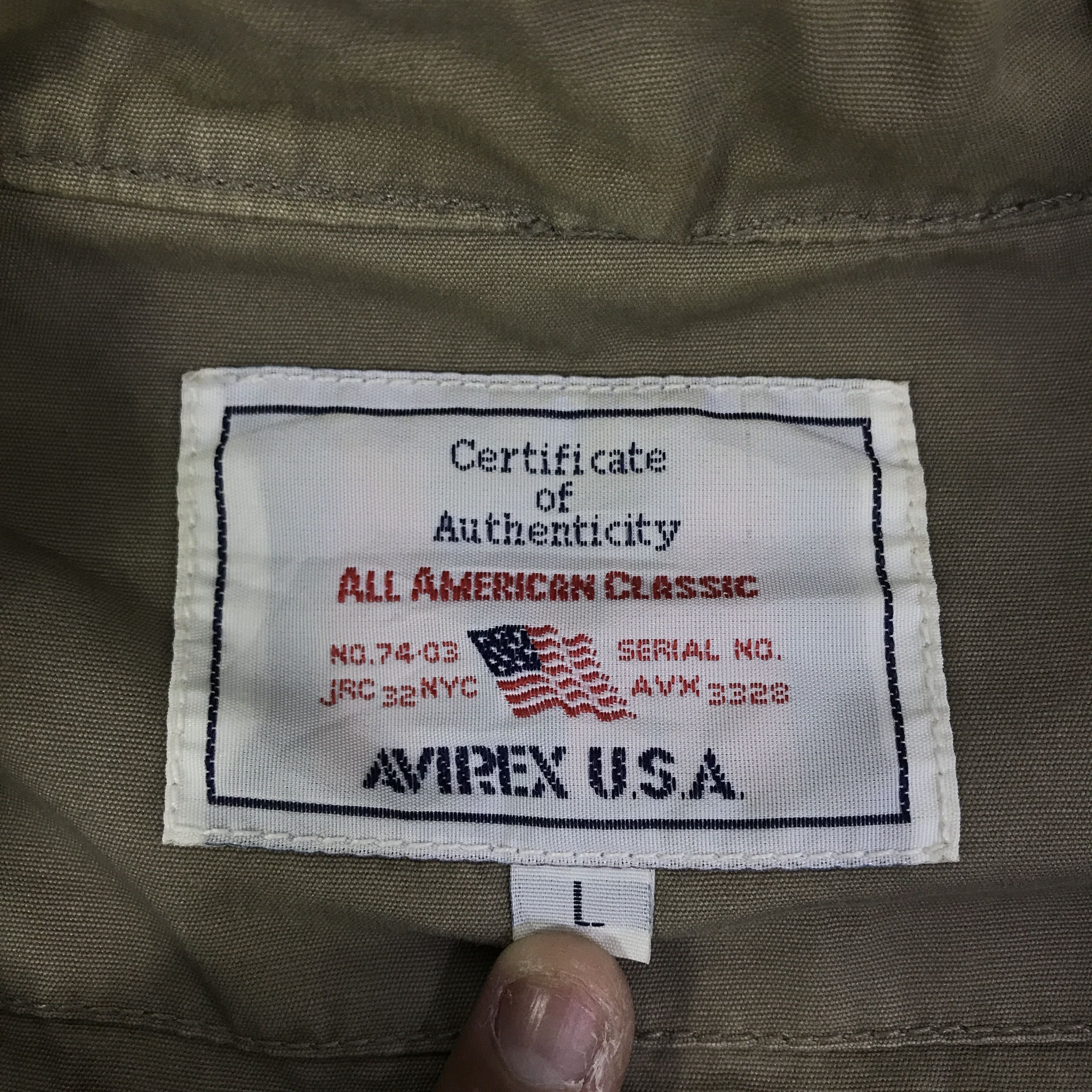 Avirex Vintage Avirex Army Design m65 Jacket K124B3 Size US L / EU 52-54 / 3 - 14 Thumbnail
