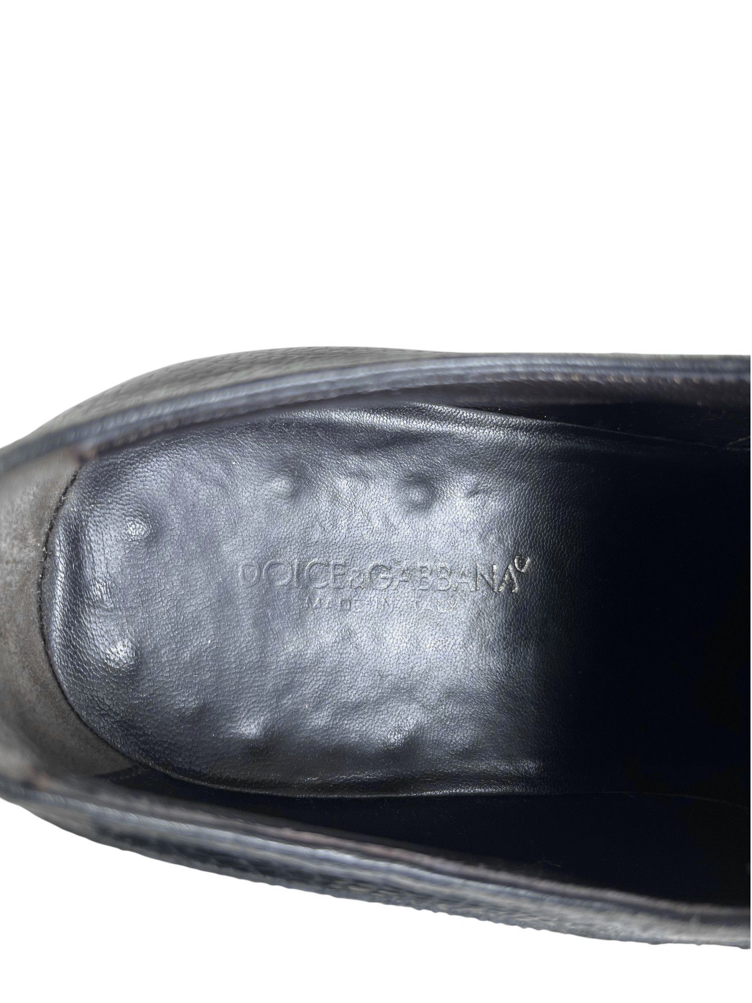 Dolce & Gabbana Dolce&Gabbana 2000's Crocodile Embossed Leather Shoes Size US 7.5 / EU 40-41 - 11 Thumbnail