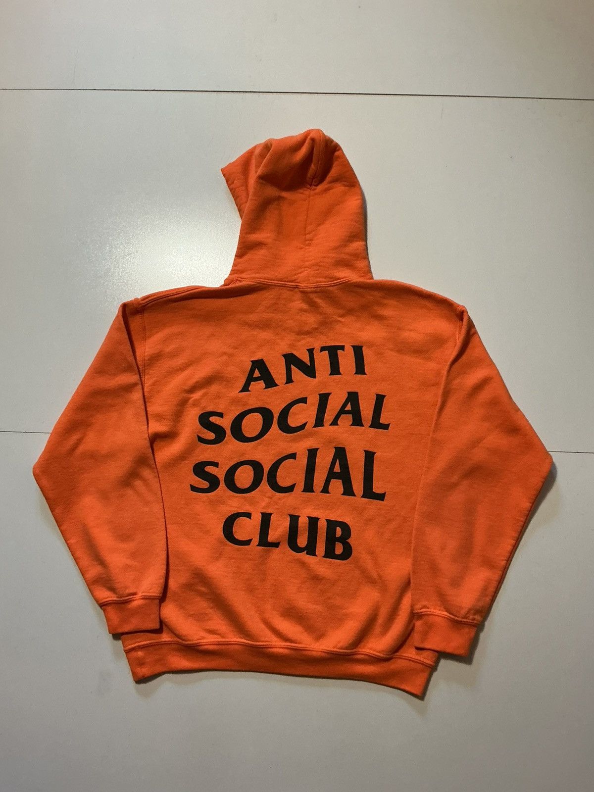 Anti Social Social Club ASSC Anti Social Social Club Orange Fleece Pullover Hoodie Size US M / EU 48-50 / 2 - 1 Thumbnail