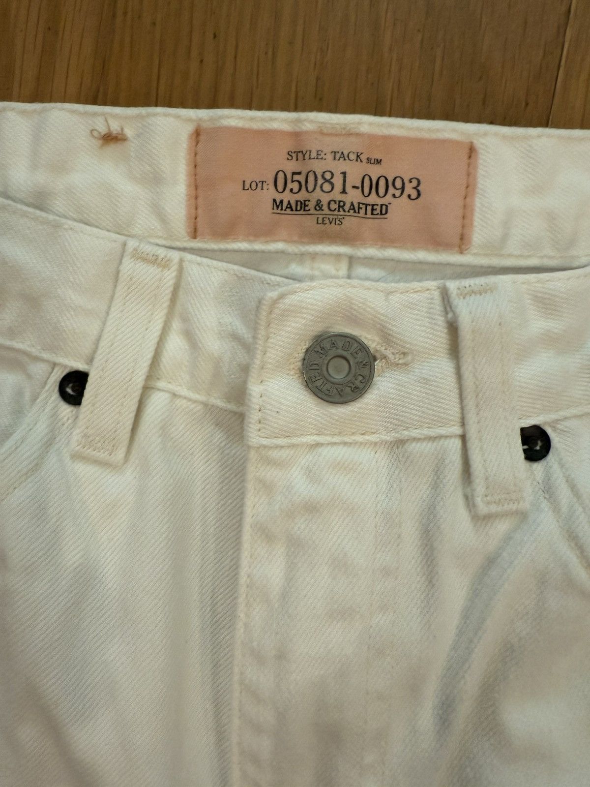 Levi's Levi’s Tack slim white Jean Size US 31 - 1 Thumbnail