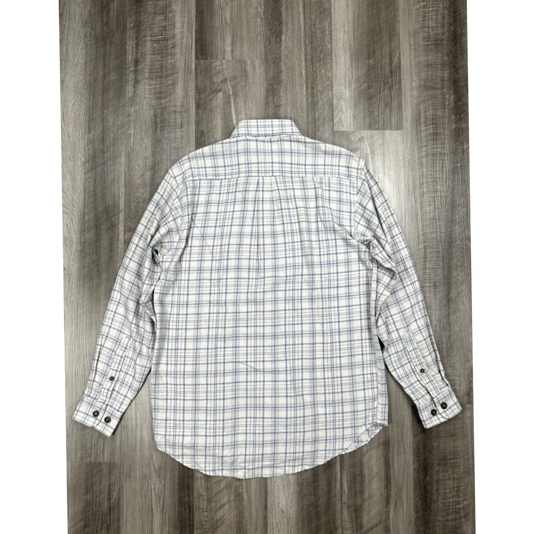 Vintage Southern Marsh Flannel Plaid Long Sleeve Shirt - M Mens Gray Size US M / EU 48-50 / 2 - 3 Thumbnail