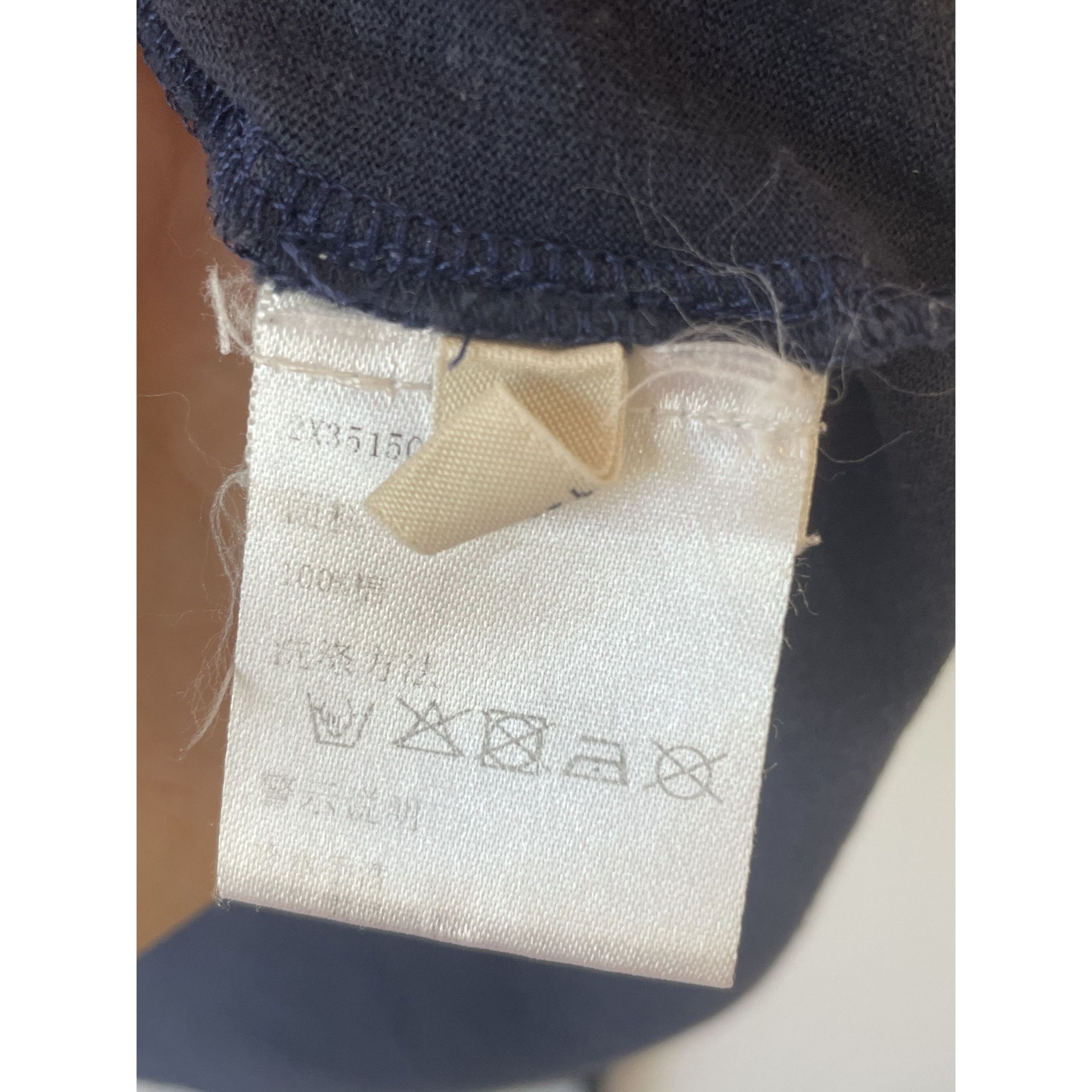 Celine Celine Navy Blue Logo T-Shirt Womens L 100% Cotton Size L / US 10 / IT 46 - 7 Thumbnail