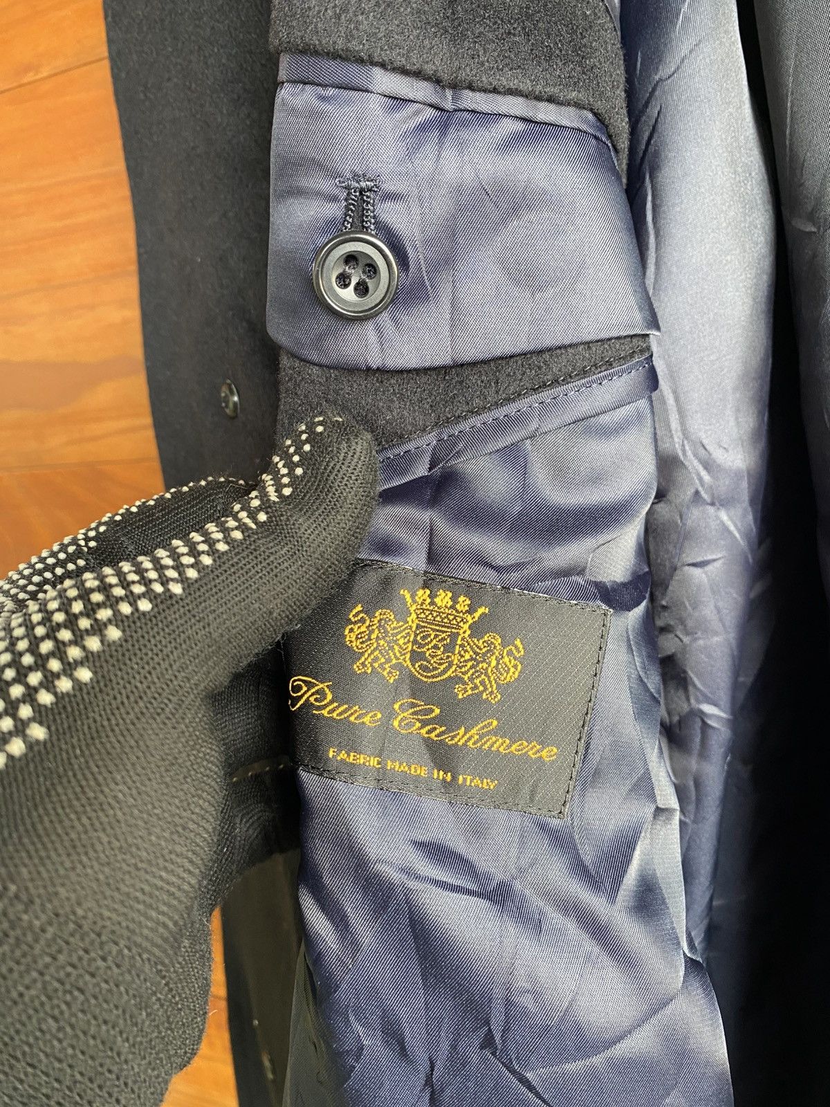 Japanese Brand MAGKAISER Pure Cashmere Long Coat Black Men’s Size 94 A6 Size US M / EU 48-50 / 2 - 9 Thumbnail