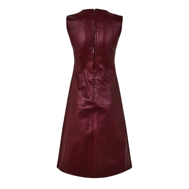 a line long dress design Crew Neck T-shirt A-line Dress (Side Pockets) – Lunablys main image 1