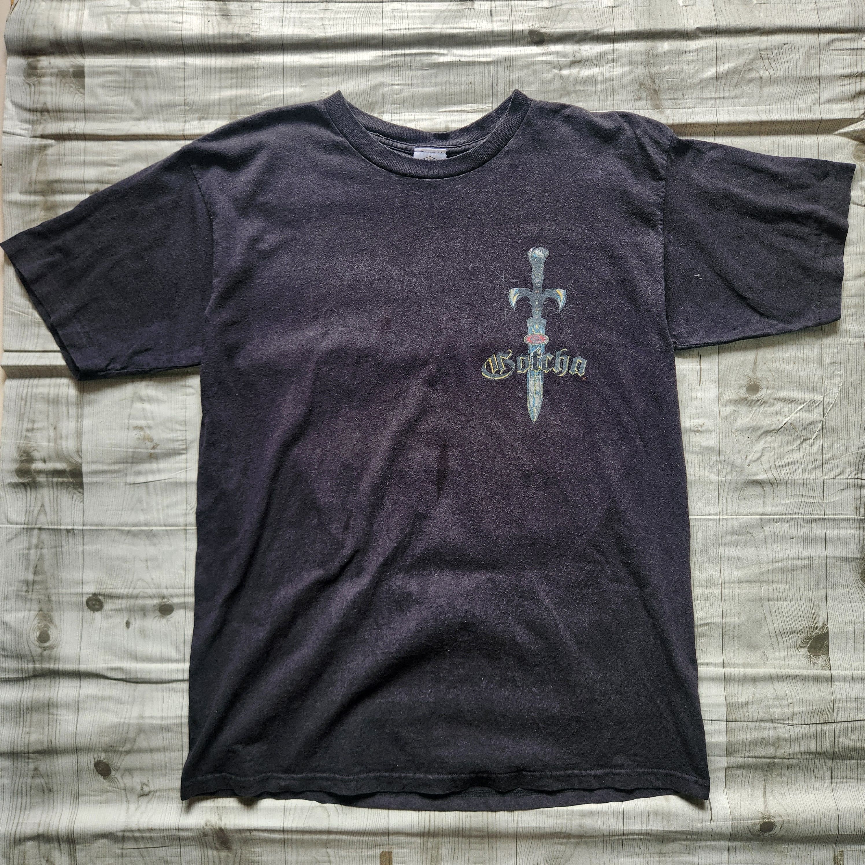 Gotcha × Vintage Vintage Gotcha Big Logo Single Stitch 1990s Size US L / EU 52-54 / 3 - 1 Thumbnail