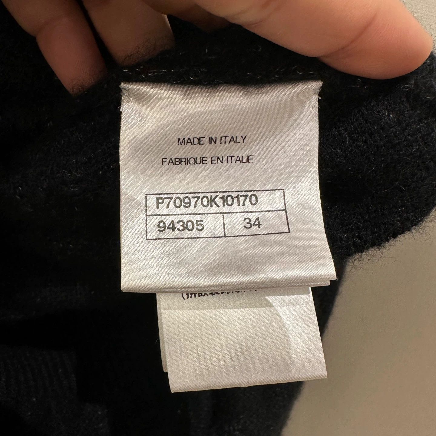 Chanel Chanel apr466 embossed cashmere women's dress 34 Size XS / US 0-2 / IT 36-38 - 4 Thumbnail