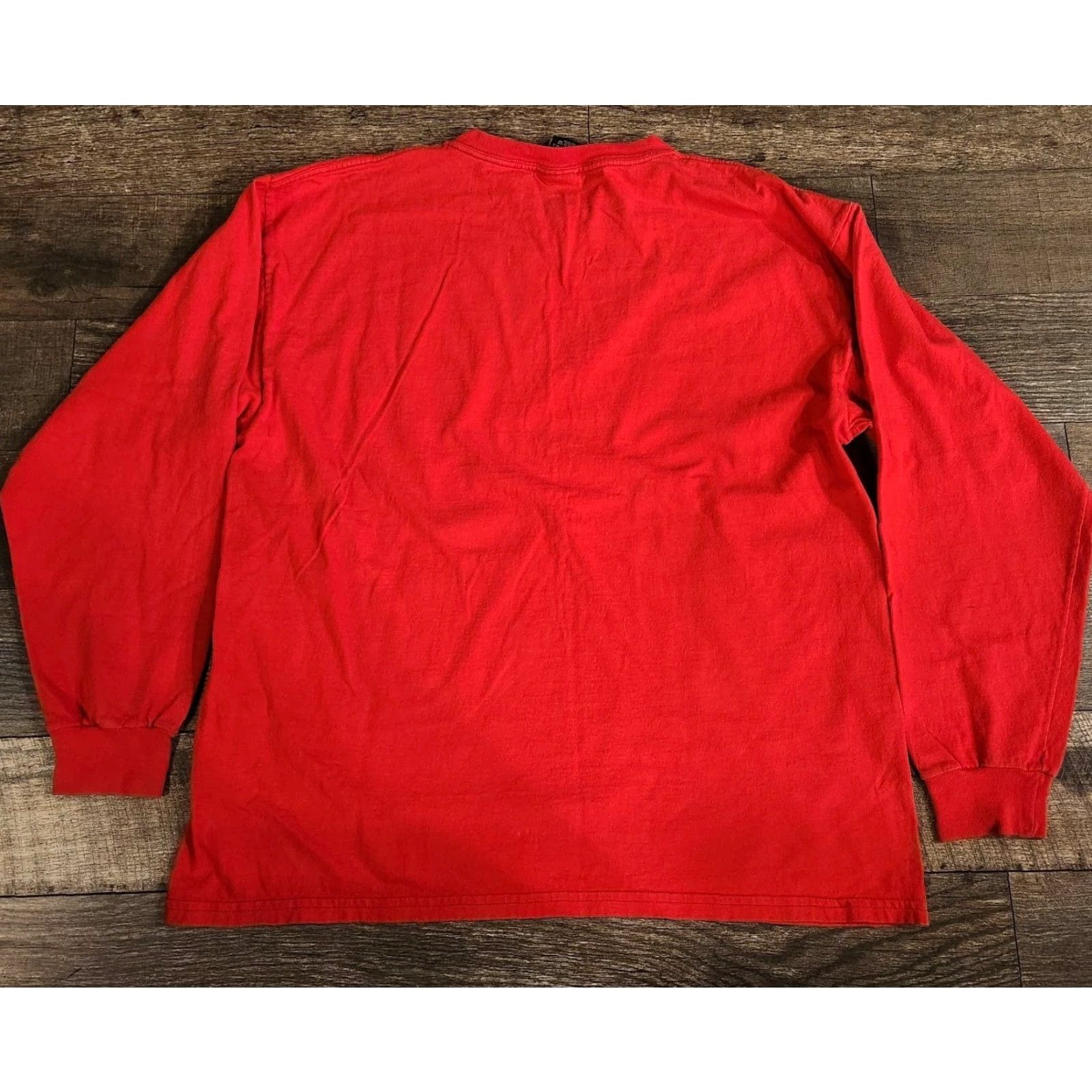 Nike VINTAGE Nike Ohio State vs Michigan Football T-Shirt Long Sleeve Large Red Mens L Size US L / EU 52-54 / 3 - 4 Thumbnail