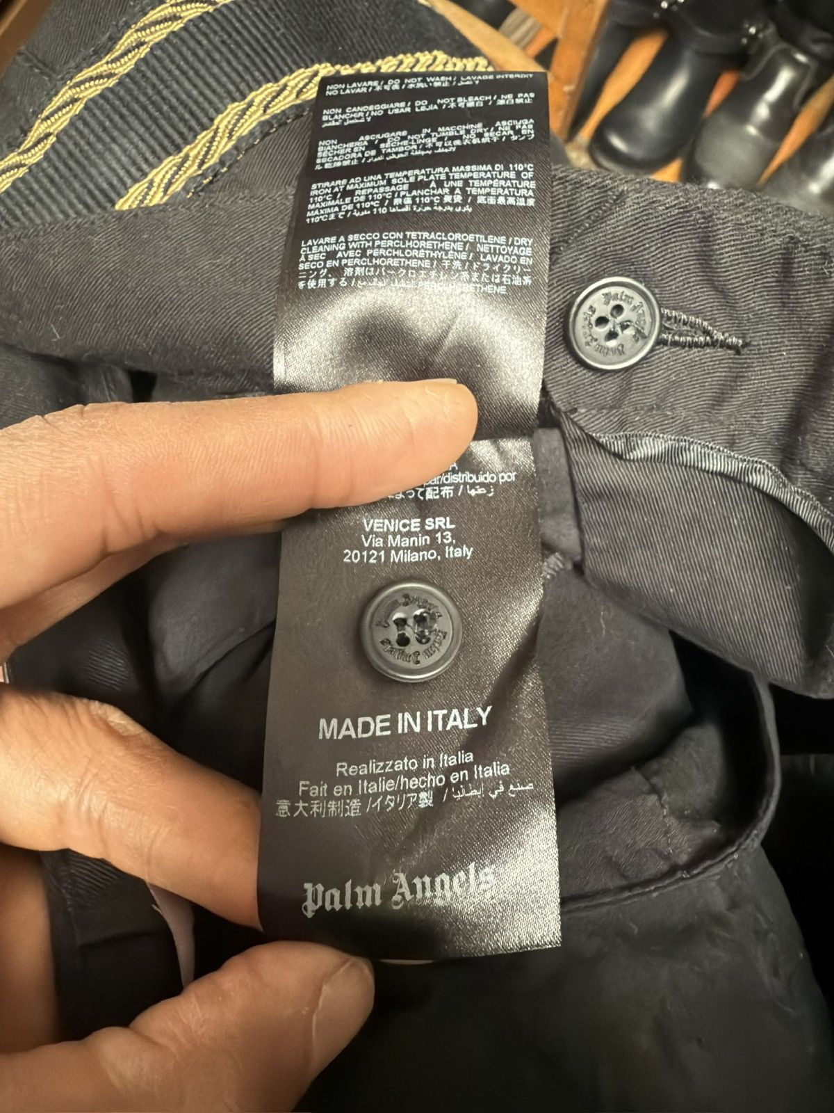 Palm Angels RARE PALM ANGELS MATADOR TUXEDO TROUSERS 34x29 Size US 34 / EU 50 - 5 Thumbnail