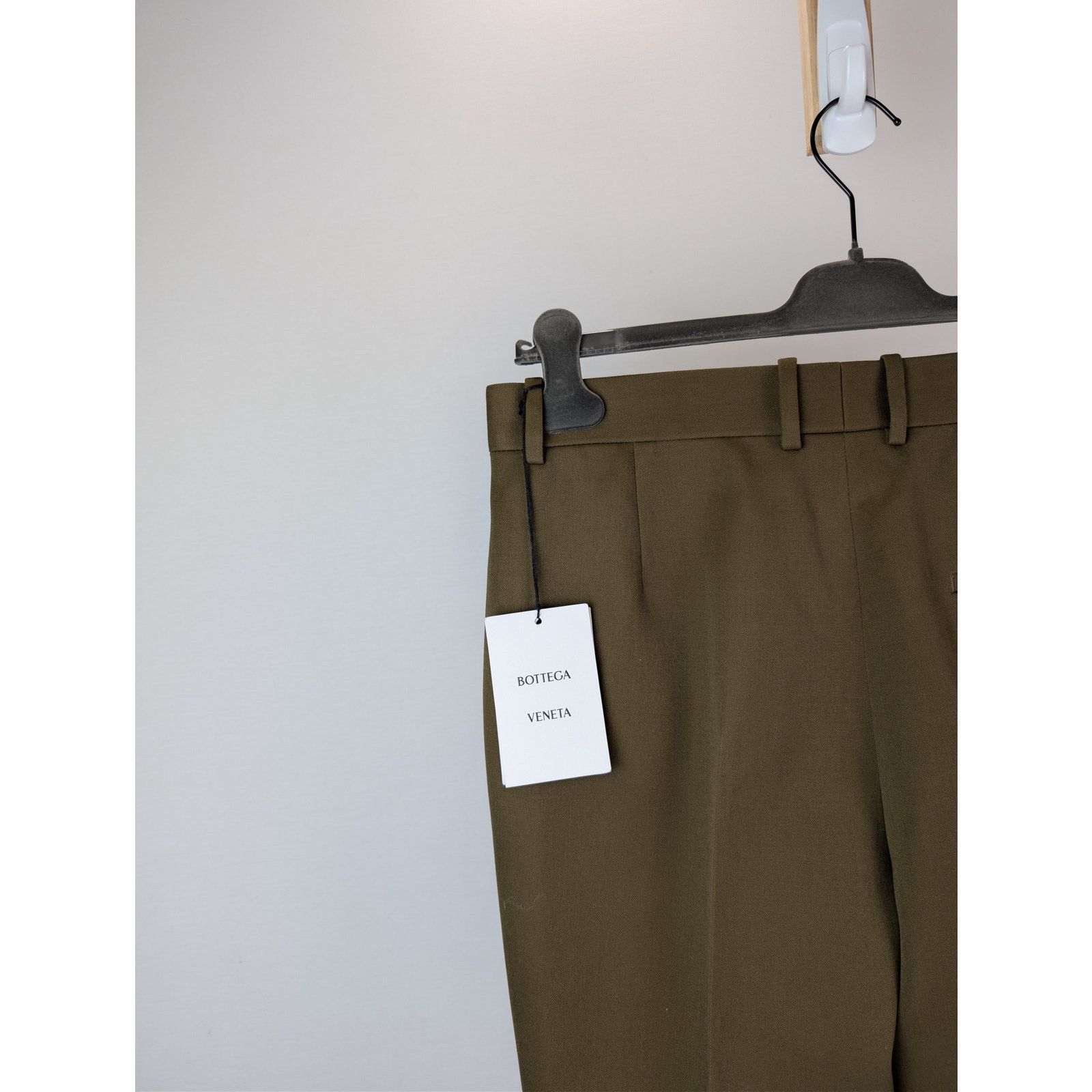 Bottega Veneta o1rshd1 Sartorial Grain de Poudre Trousers in Liana Size US 32 / EU 48 - 15 Thumbnail