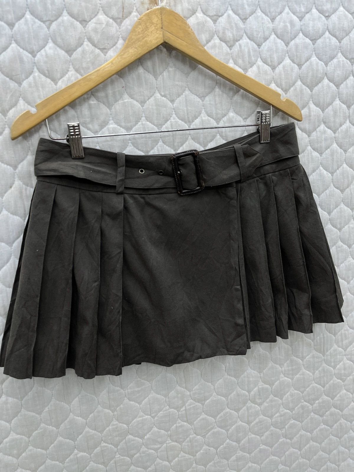Katharine Hamnett London 🔥🔥🔥STEALS KATHARINE HAMNETT WRAPPED PLEATED BELT SKIRTS Size 32" / US 10 / IT 46 - 3 Thumbnail