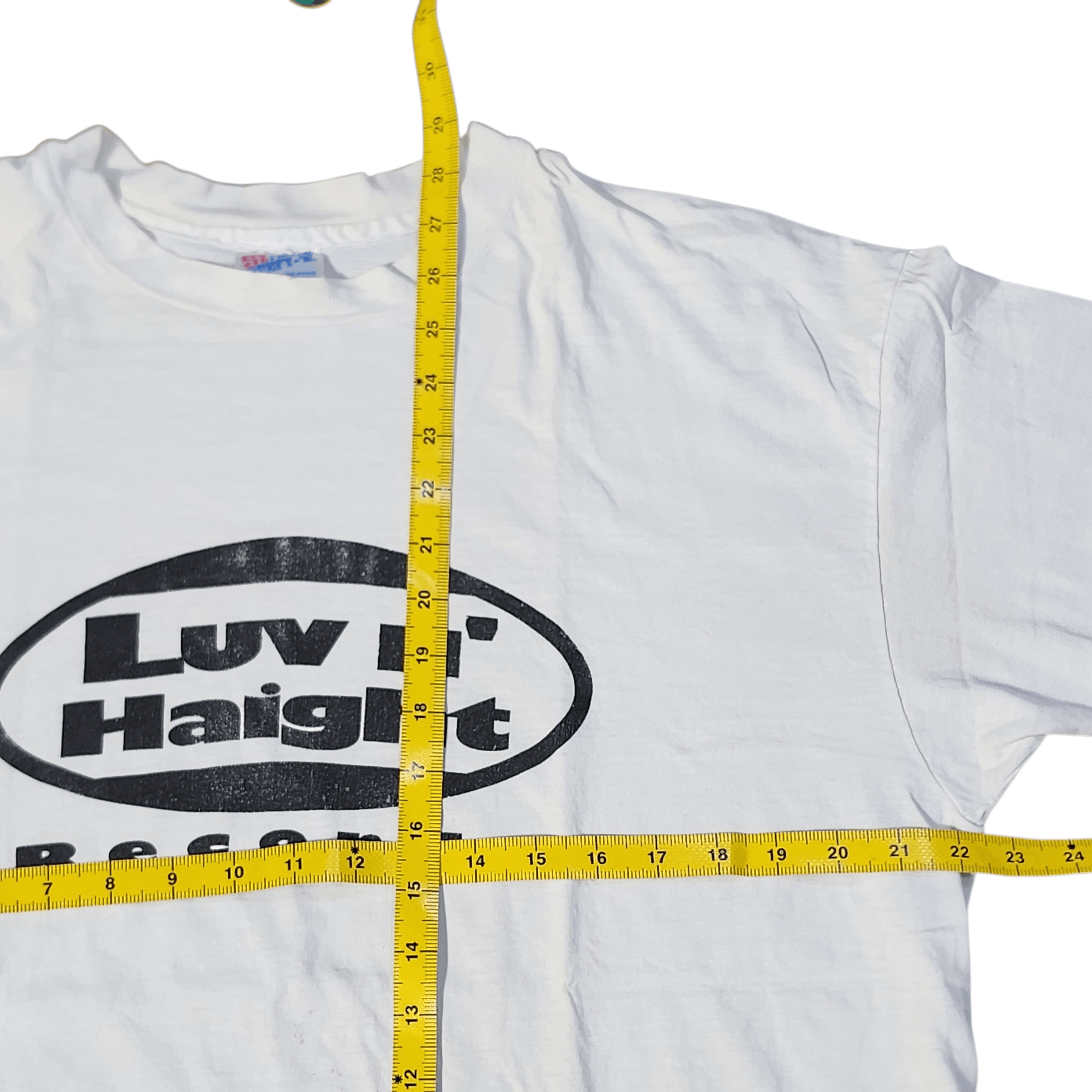 Hanes Vintage 90s Luv n' Haight Records tees Hanes shirts Size US L / EU 52-54 / 3 - 6 Thumbnail