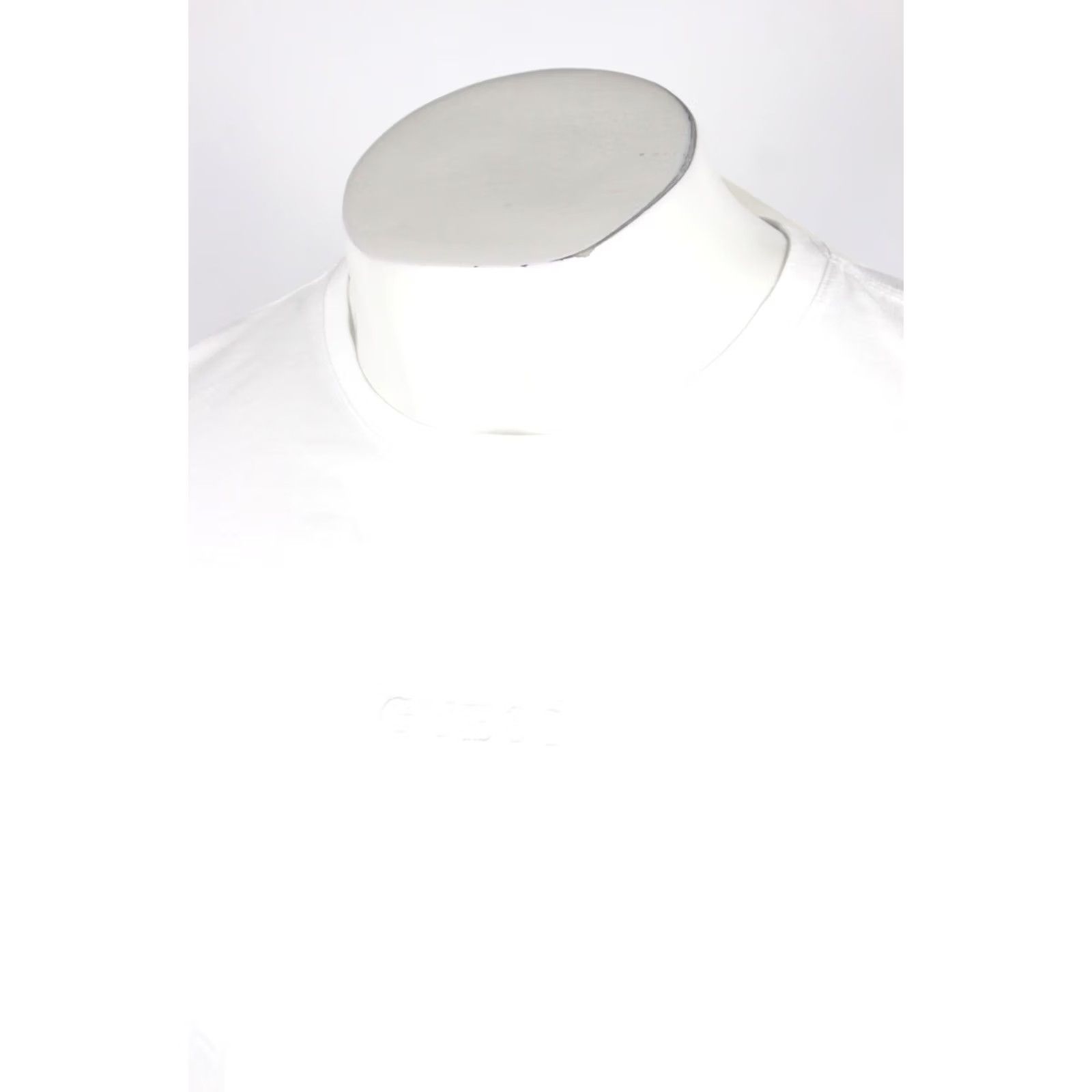 Guess Guess Men's Embroidered Logo Short Sleeve Shirt Pima Cotton White Size US L / EU 52-54 / 3 - 4 Thumbnail