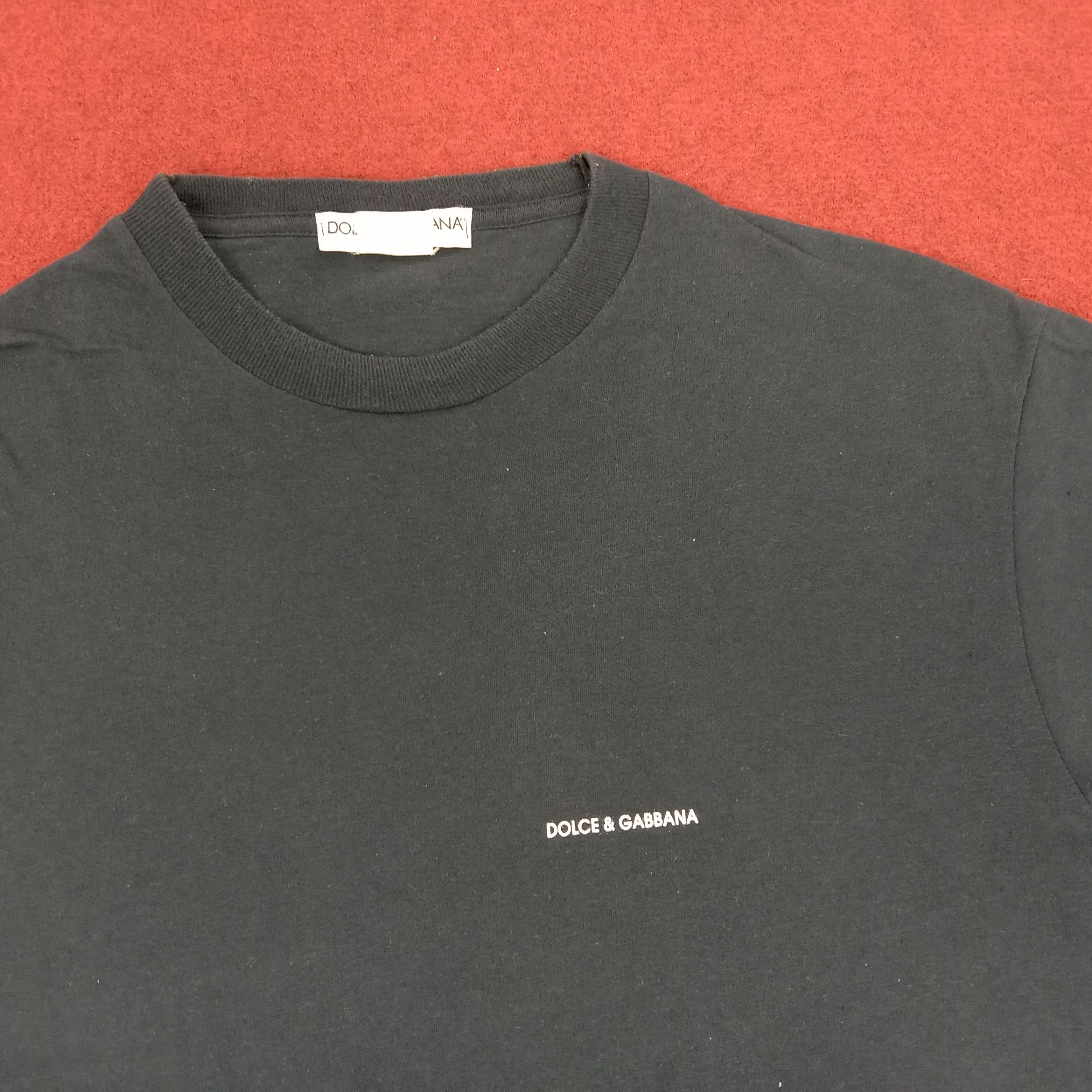Dolce & Gabbana × Vintage Dolce & Gabbana Small Spell Out Design Tshirt Size US M / EU 48-50 / 2 - 2 Thumbnail