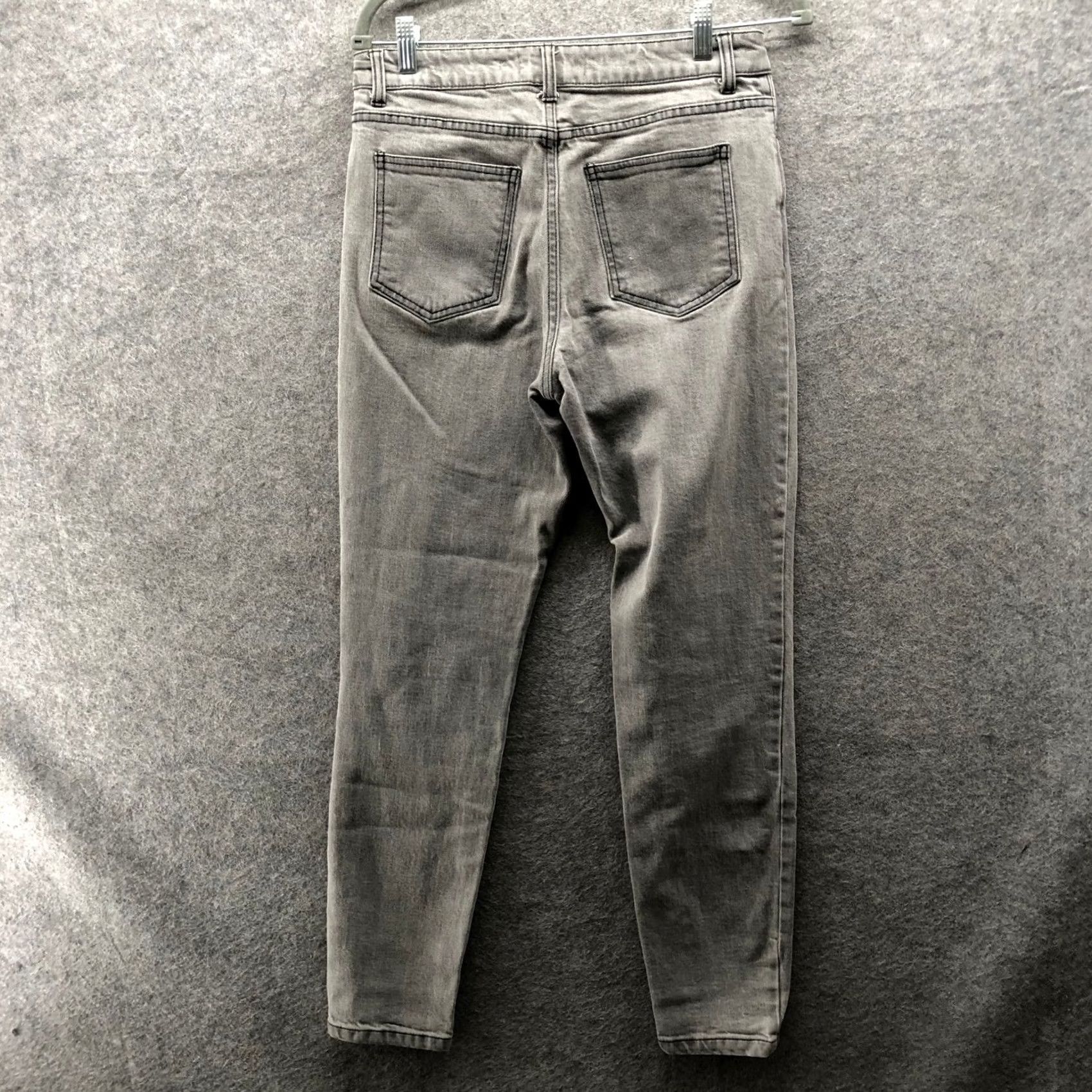 American Apparel American Apparel The Pencil Jean Skinny Womens 30 Grey Stretch High Rise Denim 5-Pocket Size 30" / US 8 / IT 44 - 2 Thumbnail